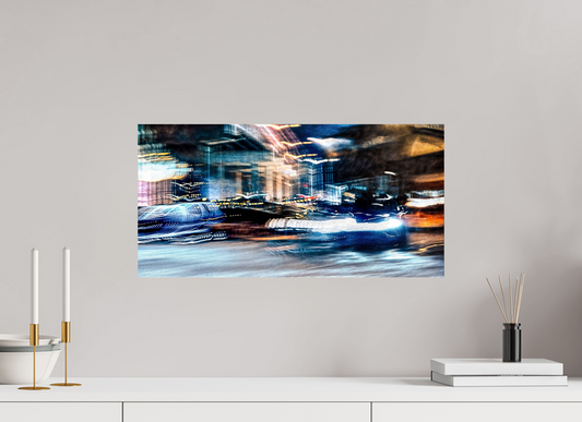 60 x 30 cm, 1 Single print on Fuji Crystal Pearl photo paper Chronicle of streets where time stretches out