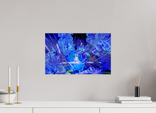 48 x 30 cm, 1 Single print on Fuji Crystal Pearl photo paper Rose born of a celestial sparkle