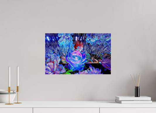 48 x 30 cm, 1 Tirage simple sur papier photo Fuji Crystal Pearl Lorsque la lumière se souvient des fleurs