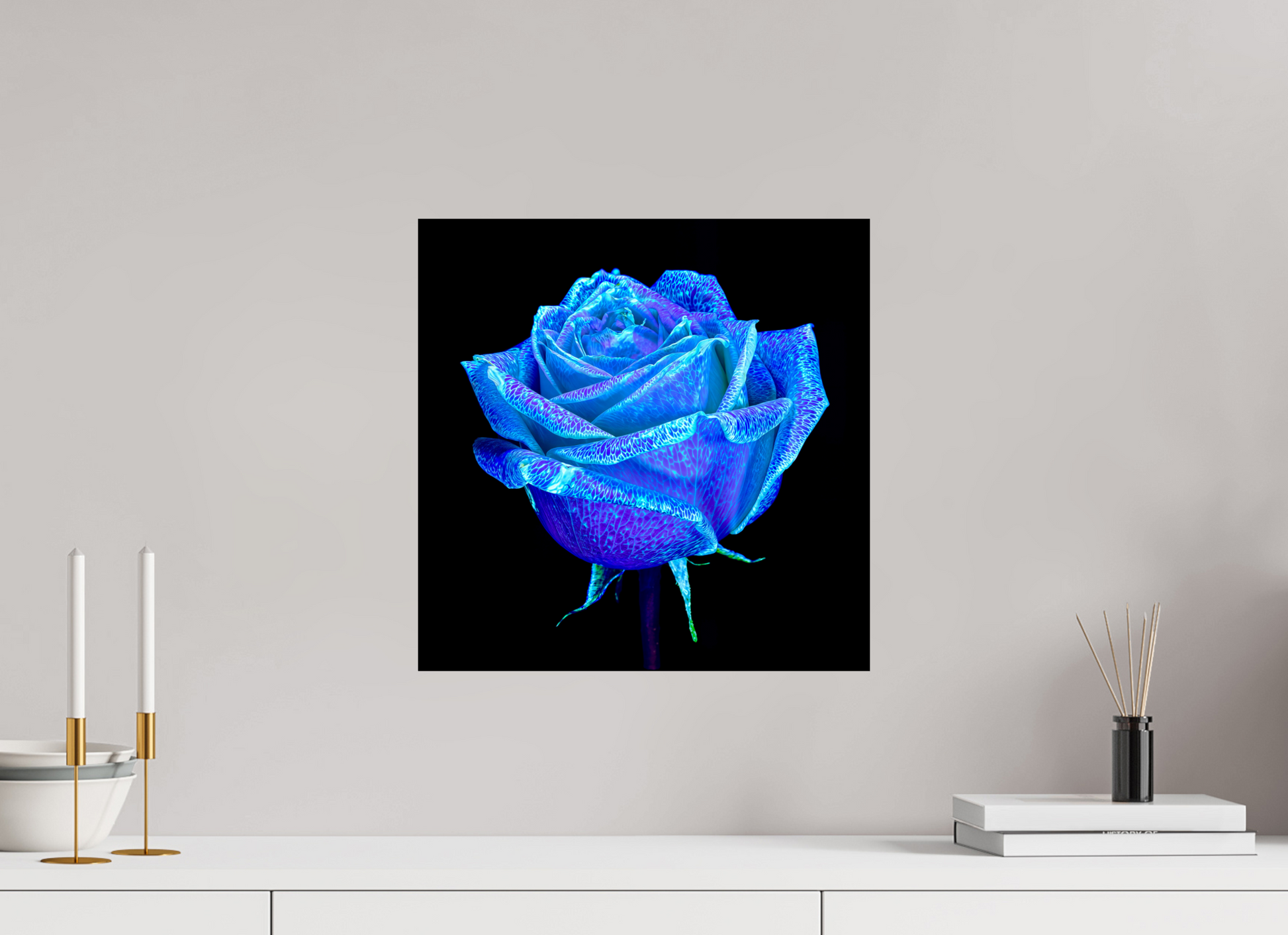 40 x 40 cm, 1 Single print on Fuji Crystal Pearl photo paper The Rose That Dreamed of the Sky
