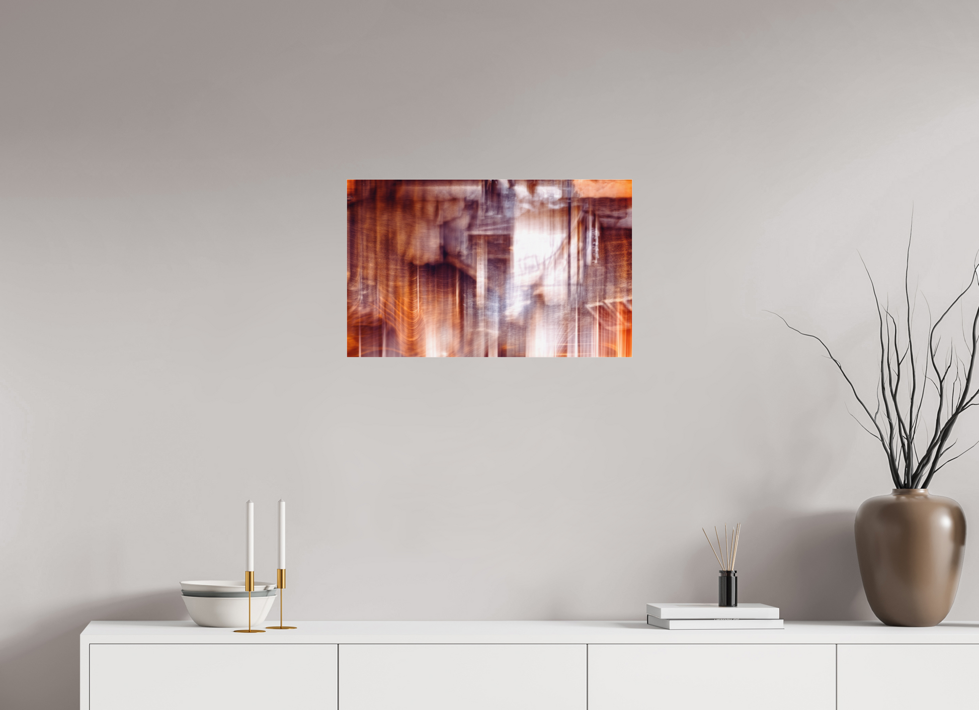 64,2 x 40 cm, 3 Tirage photo sous Verre acrylique La charpente tremblante de l’oubli