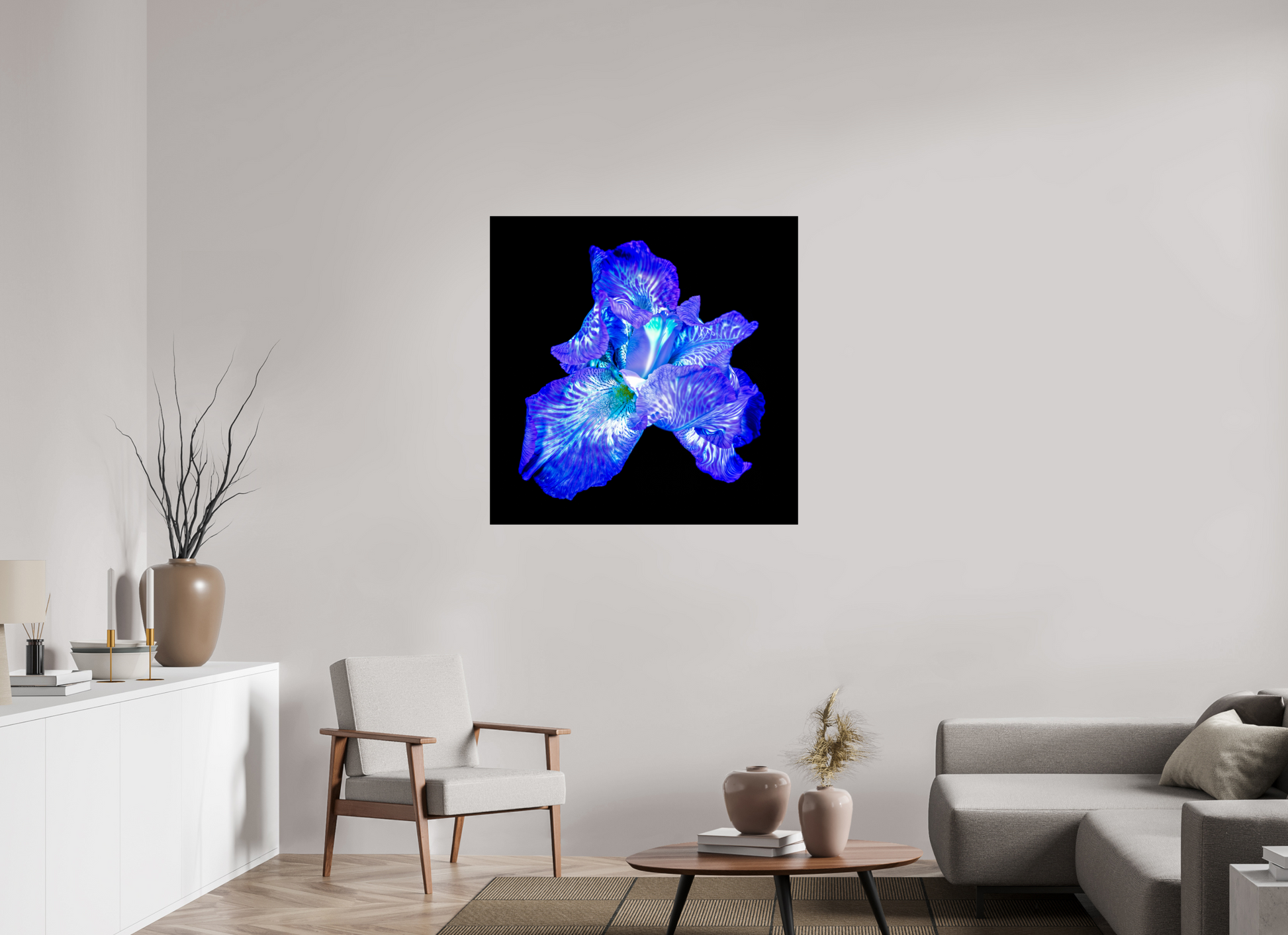 100 x 100 cm, 1 Single print on Fuji Crystal Pearl photo paper The Opal of Shadows