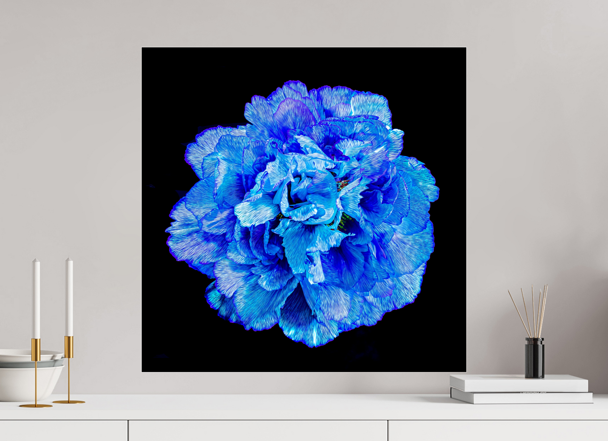 60 x 60 cm, 3 Photo print under acrylic glass Light Matrix