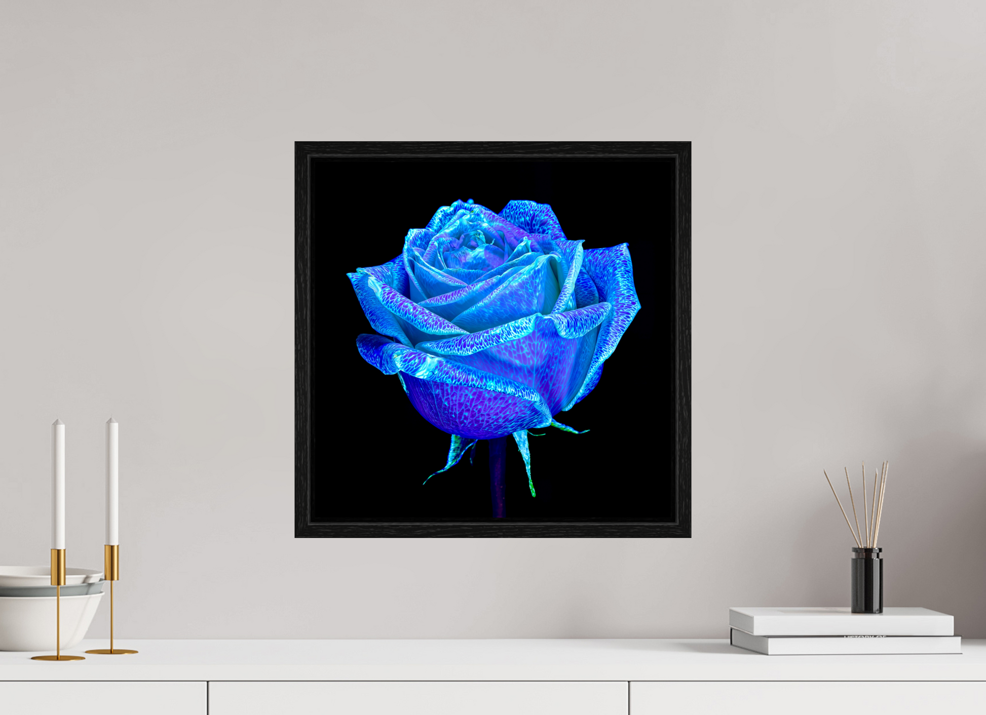 40 x 40 cm, 8 Black American Box The Rose That Dreamed of the Sky