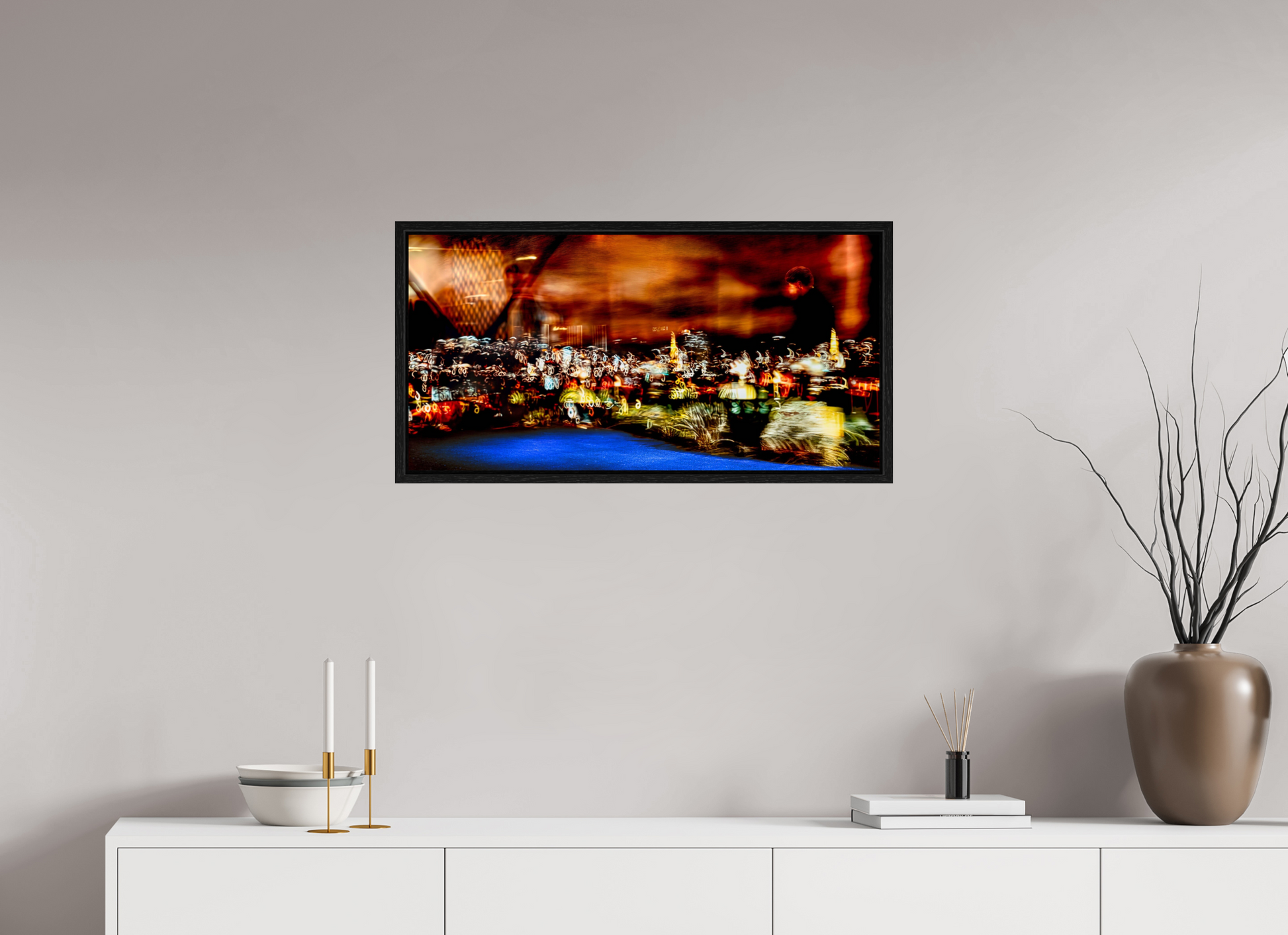 80 x 40 cm, 8 Black American Box Walker of the Urban Nebula