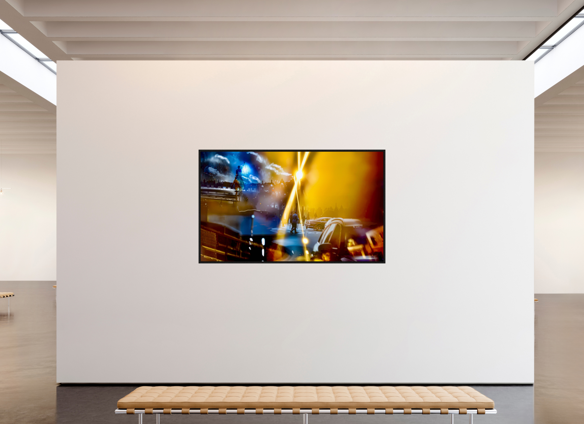 200.1 x 120 cm, 8 Black American Box The Passage of Golden Shadows