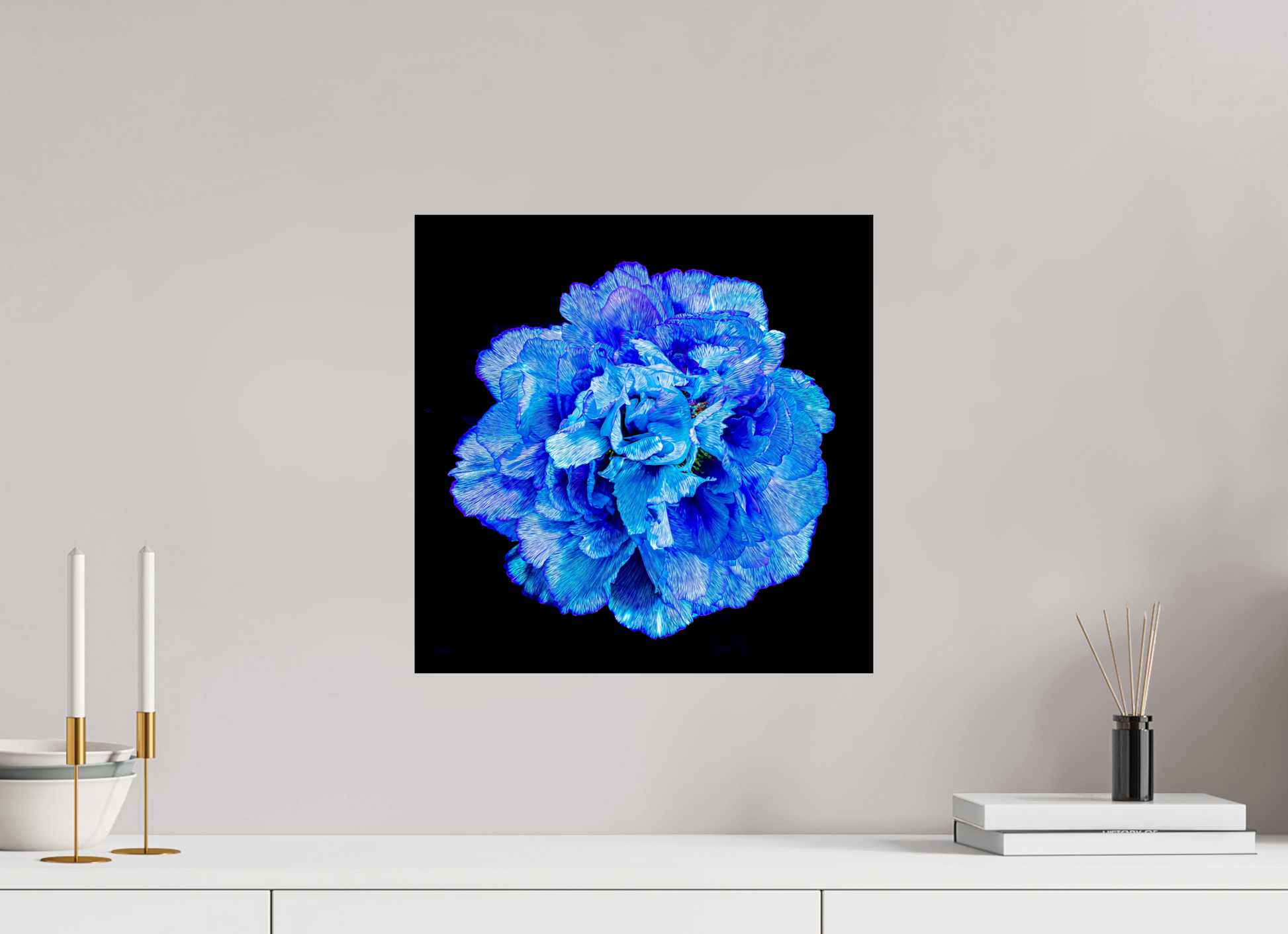 40 x 40 cm, 2 Photo print mounted on Dibond Light Matrix