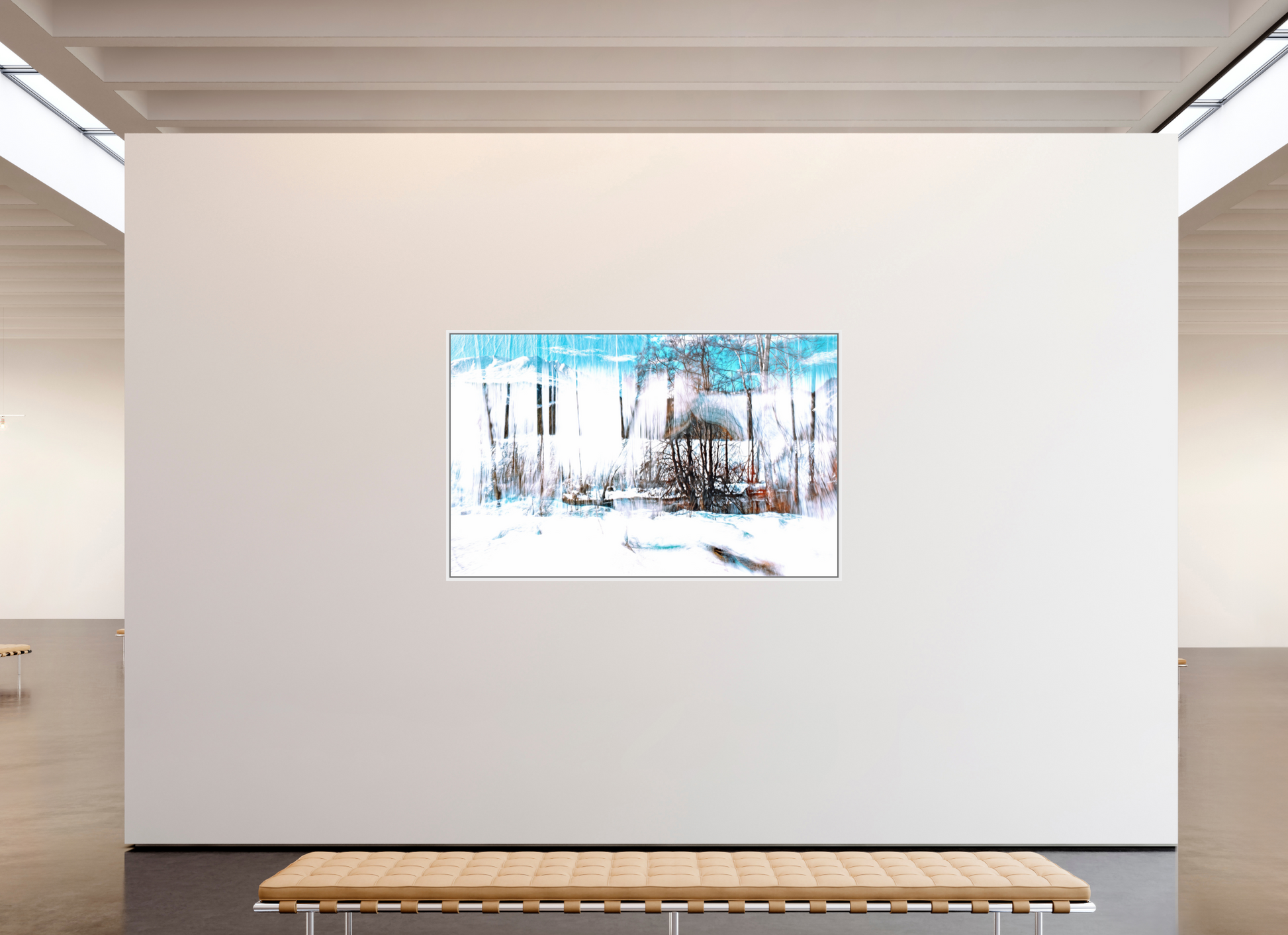 192 x 120 cm, 9 White American Box LA The Forest Singing Snow