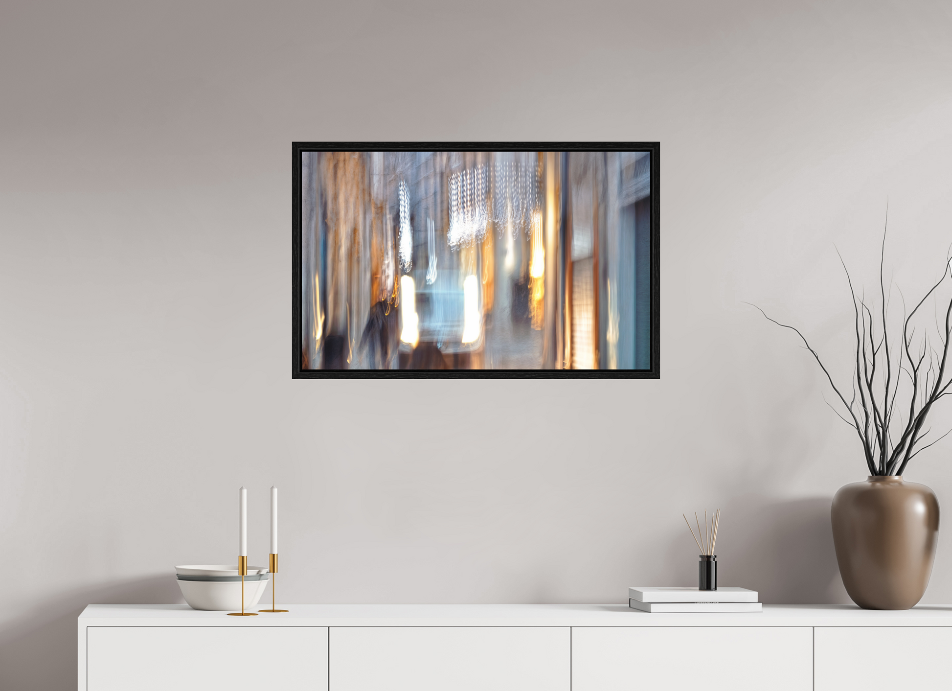 80 x 50 cm, 8 Black American Box Weightless Alley