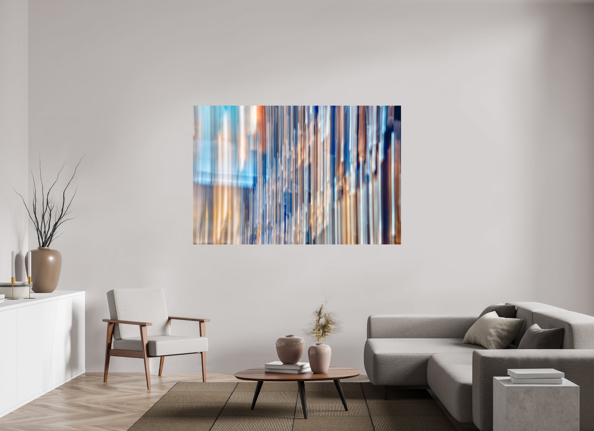 180 x 120 cm, 1 Single print on Fuji Crystal Pearl photo paper The strings of the world