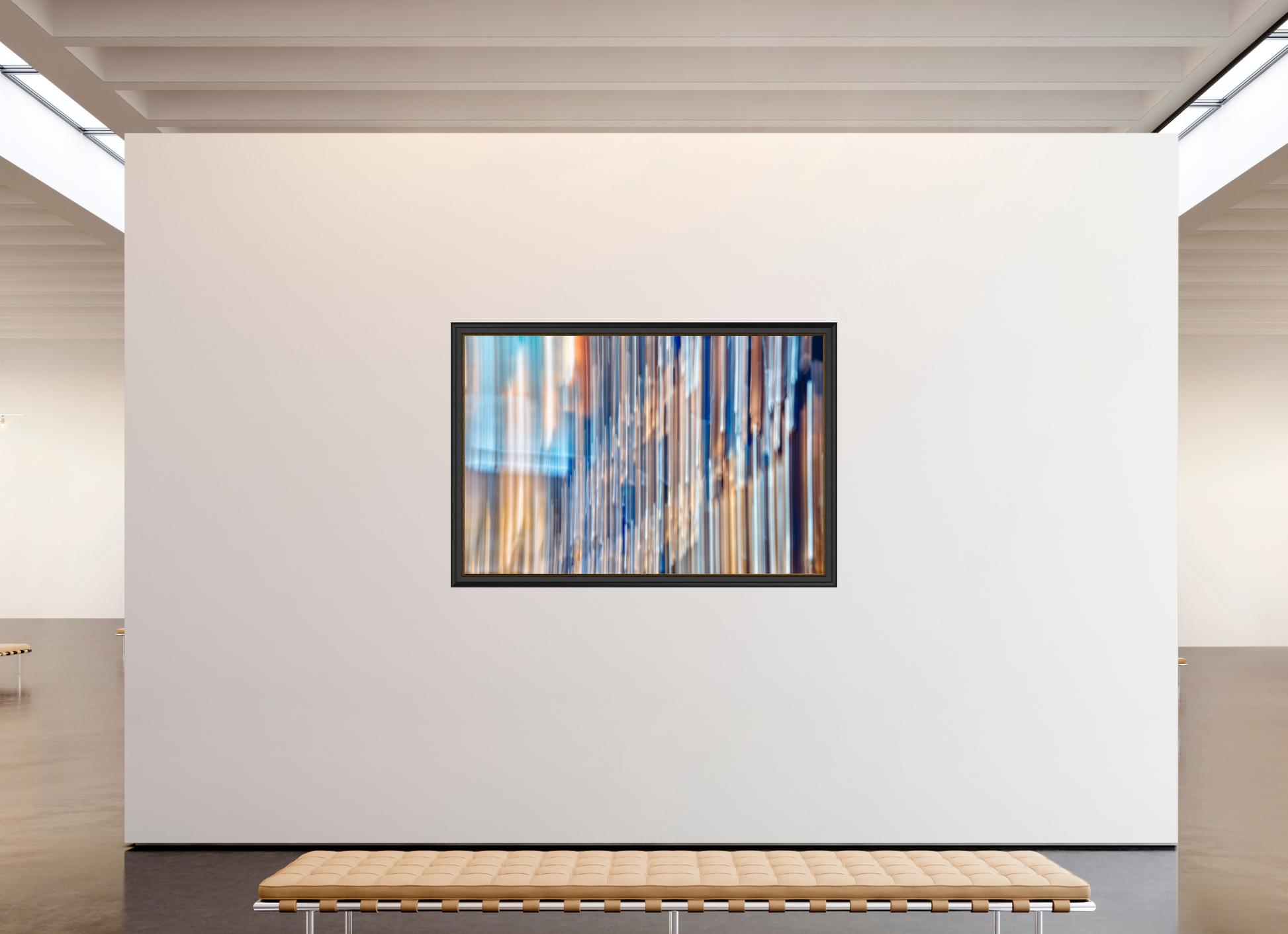 180 x 120 cm, 11 Black-Gold Frame The Strings of the World