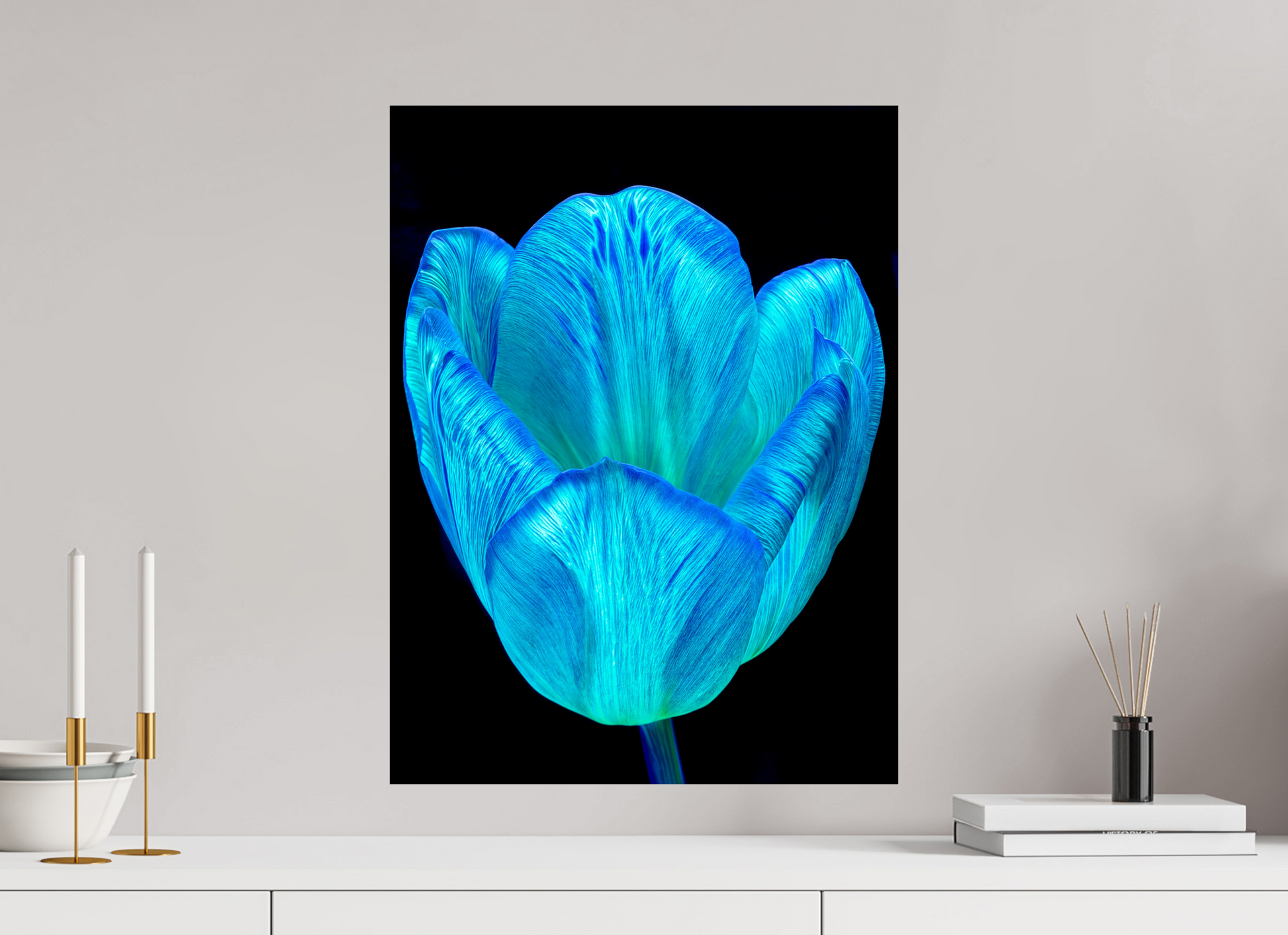 45 x 60 cm, 1 Tirage simple sur papier photo Fuji Crystal Pearl Calice de lumière