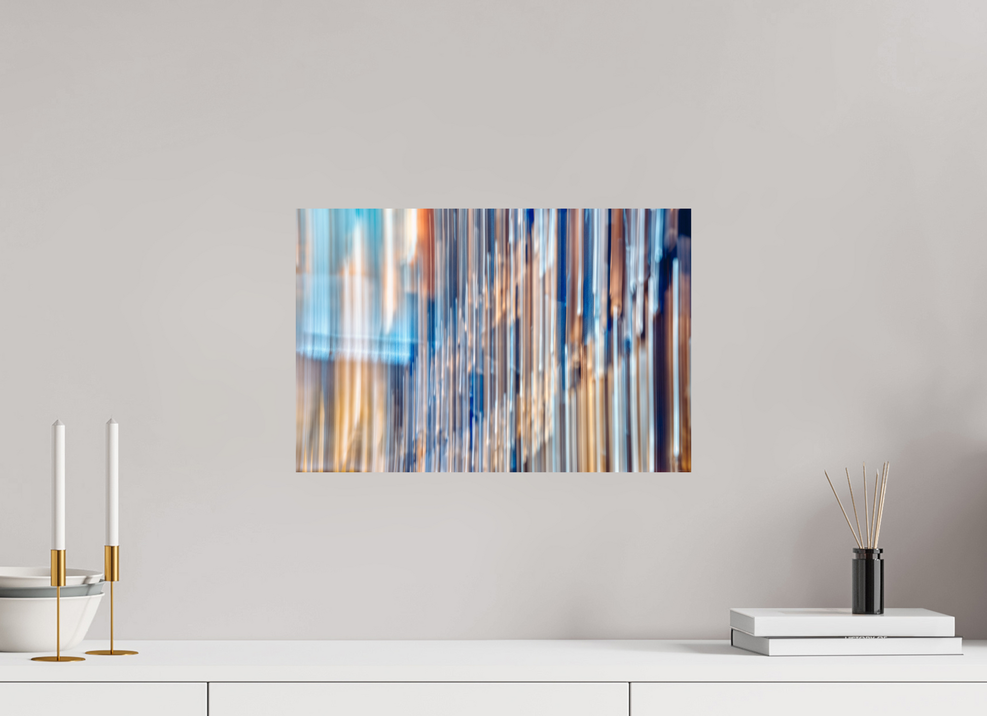 45 x 30 cm, 2 Photo print mounted on Dibond The strings of the world