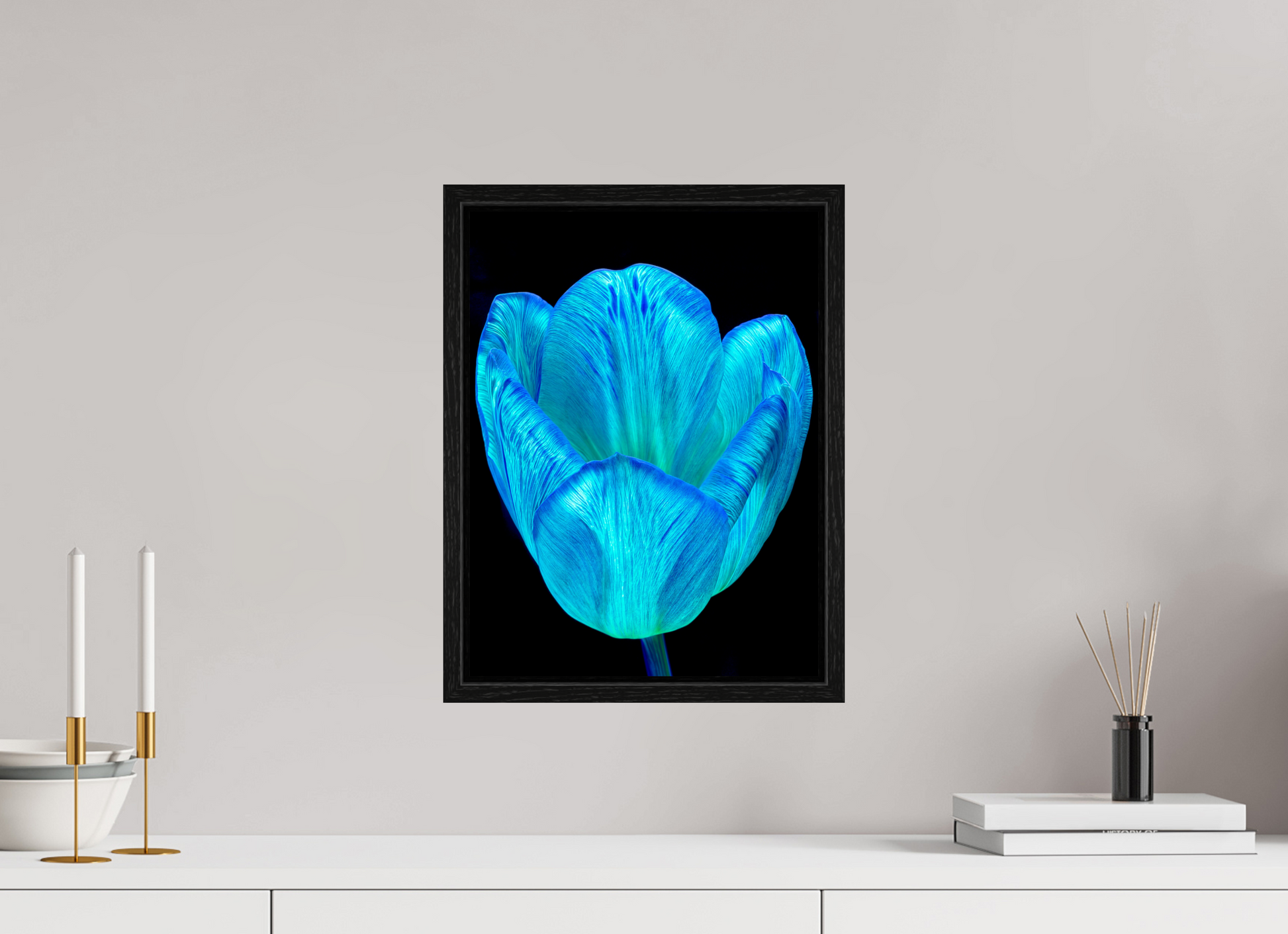 30 x 40 cm, 8 Caisse américaine Noire Calice de lumière