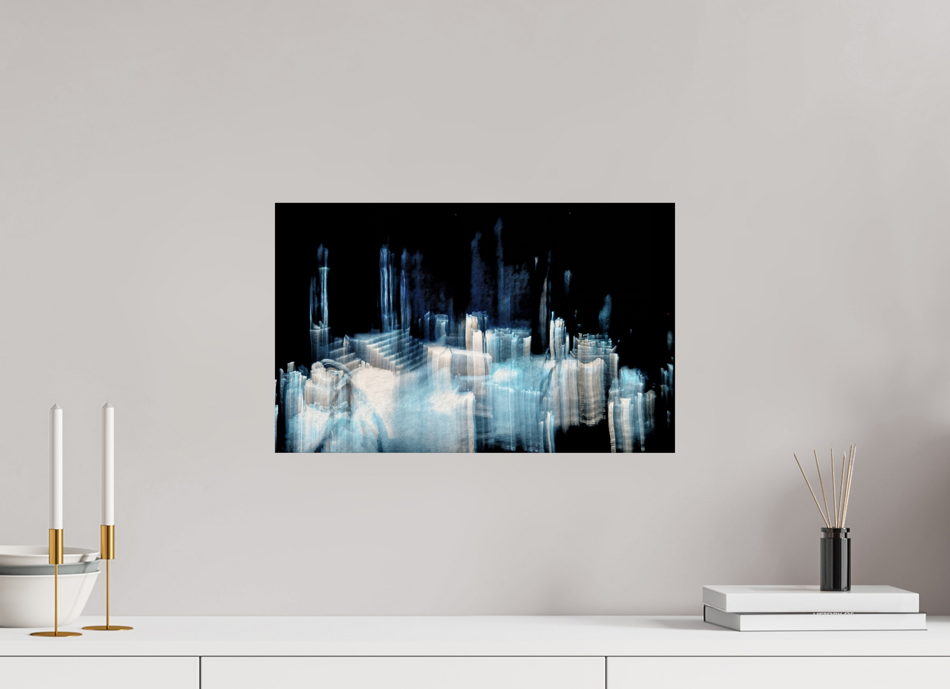 48 x 30 cm, 1 Tirage simple sur papier photo Fuji Crystal Pearl Cathédrale de glace brisée