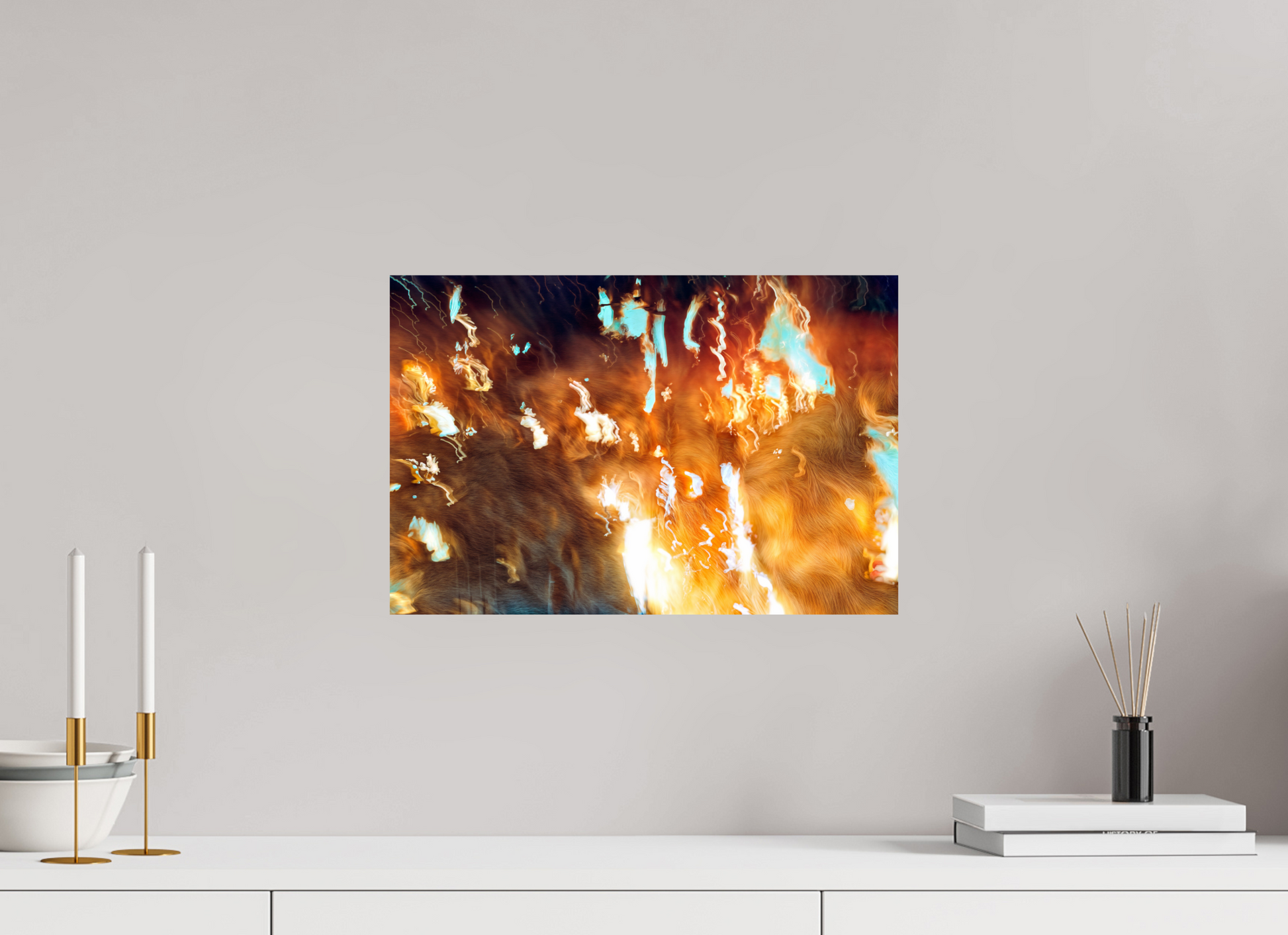 45 x 30 cm, 1 Tirage simple sur papier photo Fuji Crystal Pearl Les braises du souvenir