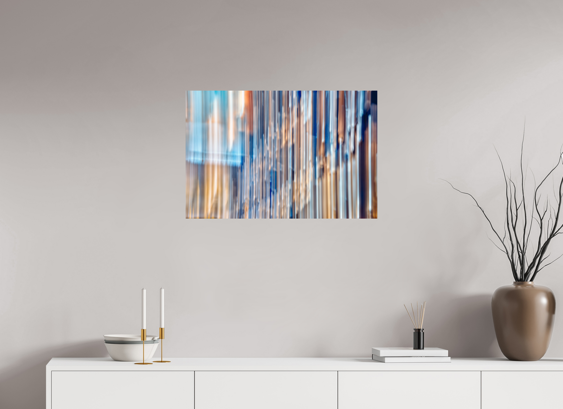 75 x 50 cm, 2 Photo print mounted on Dibond The Strings of the World