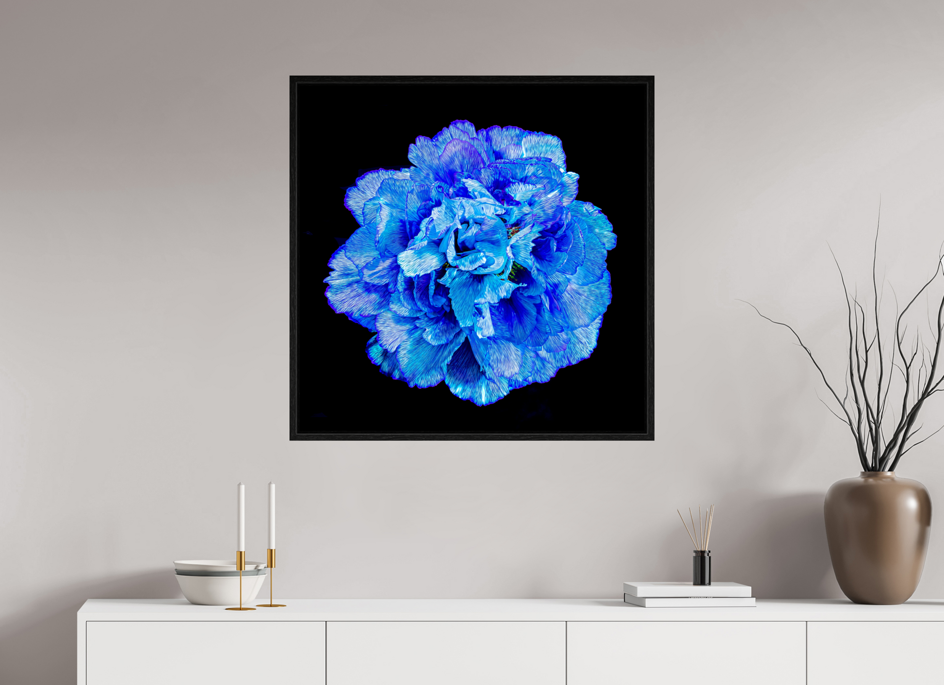 80 x 80 cm, 8 Black American Box Light Matrix