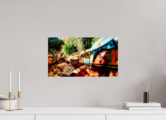 48 x 27 cm, 1 Single print on Fuji Crystal Pearl photo paper Houses beneath the bark of the world