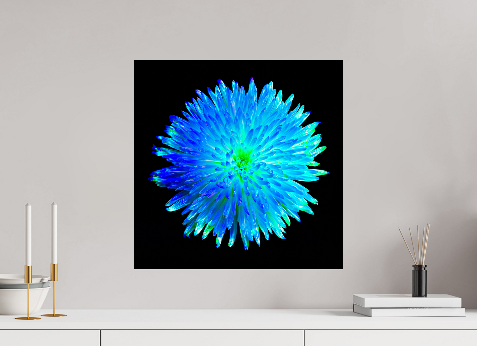 50 x 50 cm, 1 single print on Fuji Crystal Pearl photo paper The Blue Star