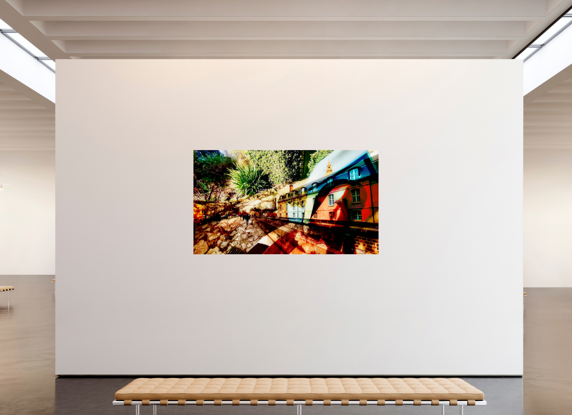 208 x 117 cm, 1 Single print on Fuji Crystal Pearl photo paper Houses beneath the bark of the world