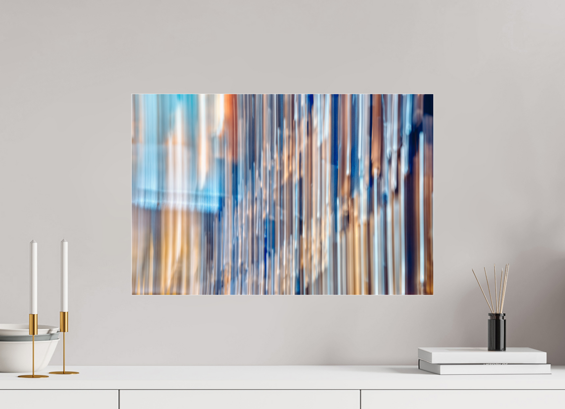 60 x 40 cm, 3 Photo print under acrylic glass The strings of the world