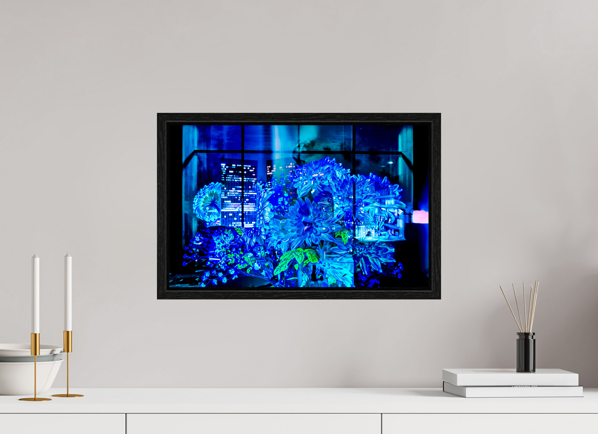 48 x 30 cm, 8 Black American Box The Secret Garden of Skyscrapers