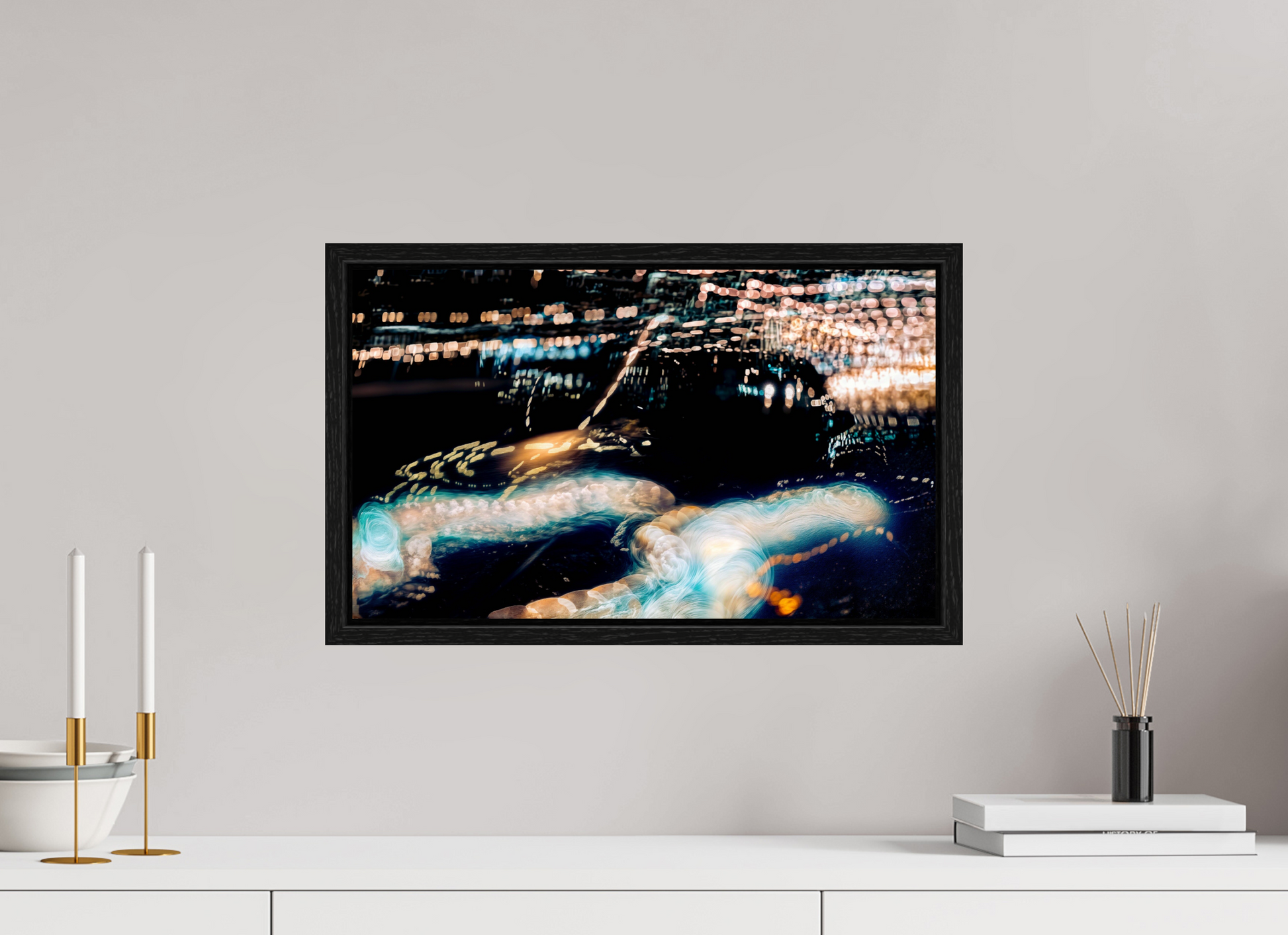 50.2 x 30 cm, 8 Black American Box The Epic of Modern Fireflies