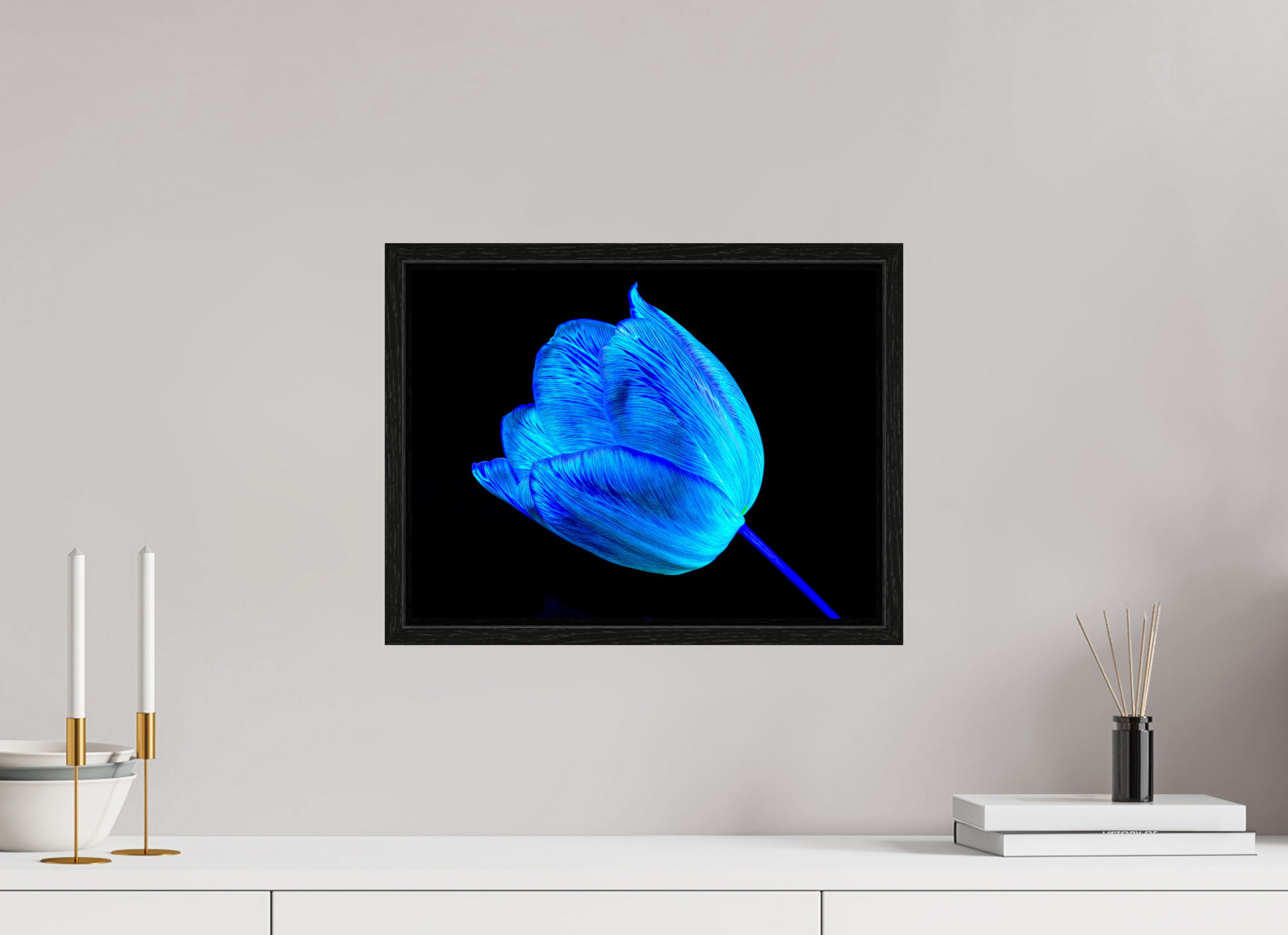 40 x 30 cm, 8 Black American Box Sheltered by your light