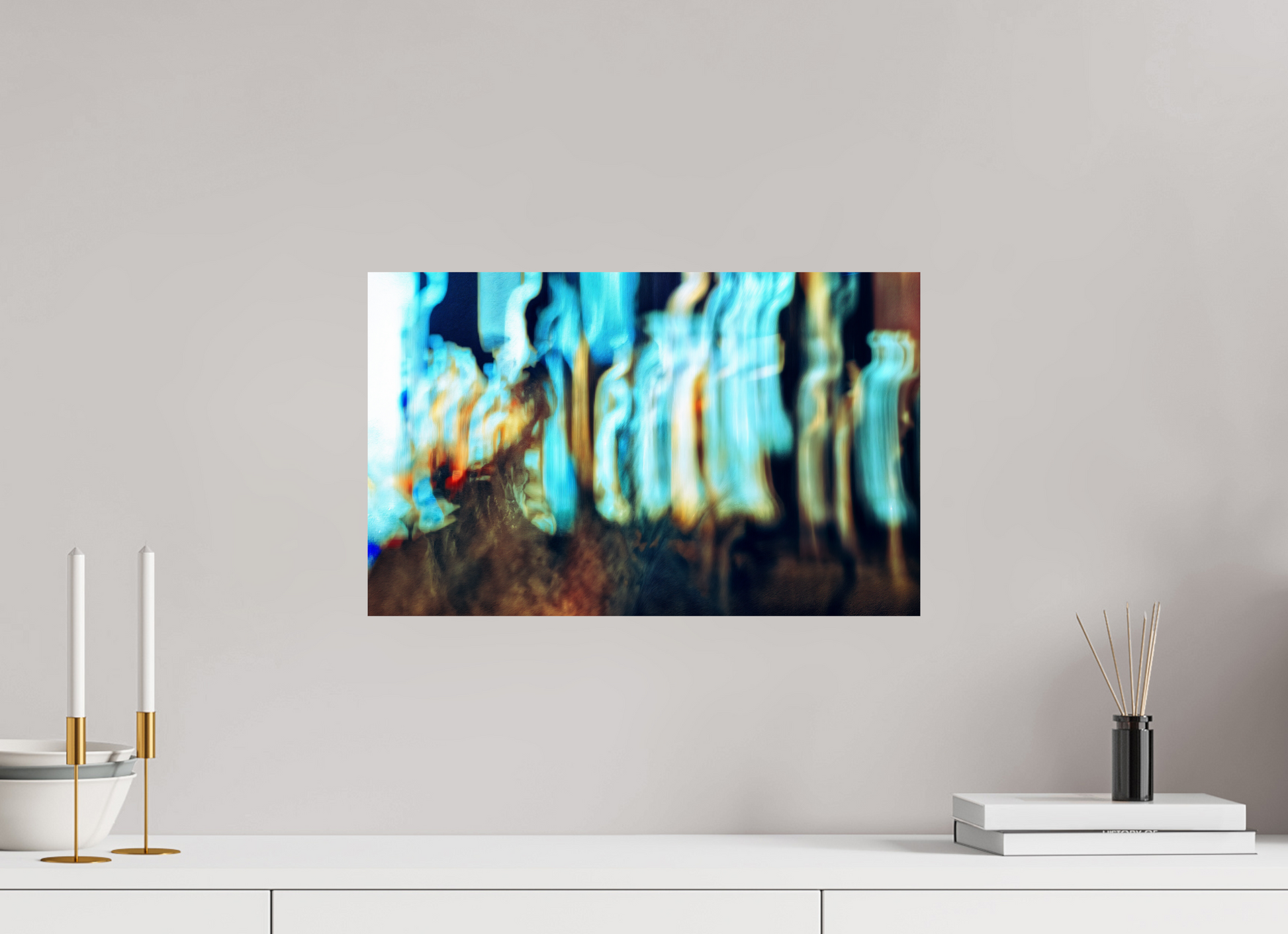 48.2 x 30 cm, 2 Photo print mounted on Dibond Wandering vibrations