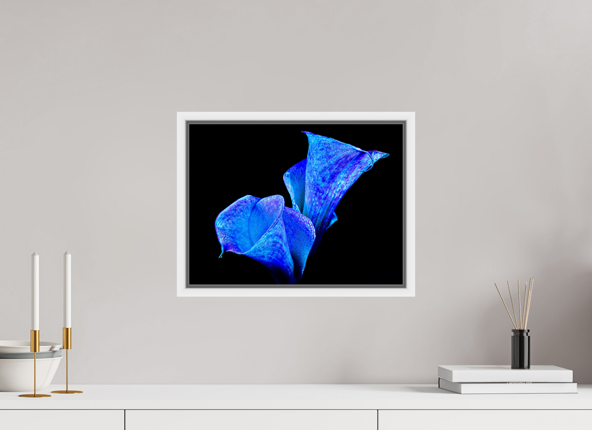 40 x 30 cm, 9 White American Box Murmure d’Abysses