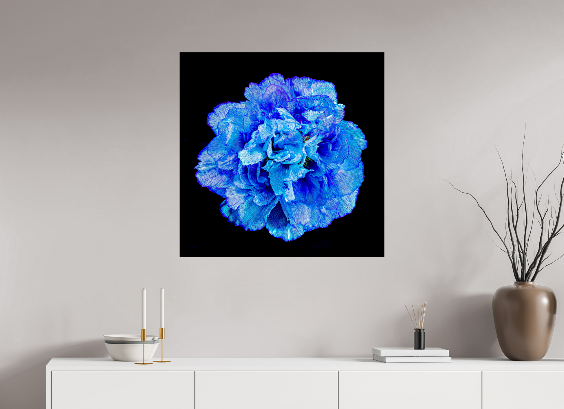 80 x 80 cm, 2 Photo print mounted on Dibond Light Matrix