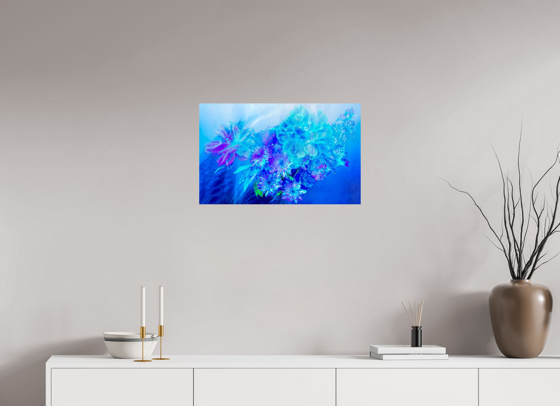 64 x 40 cm, 1 Tirage simple sur papier photo Fuji Crystal Pearl Le Murmure des fleurs dans le Voile du Ciel