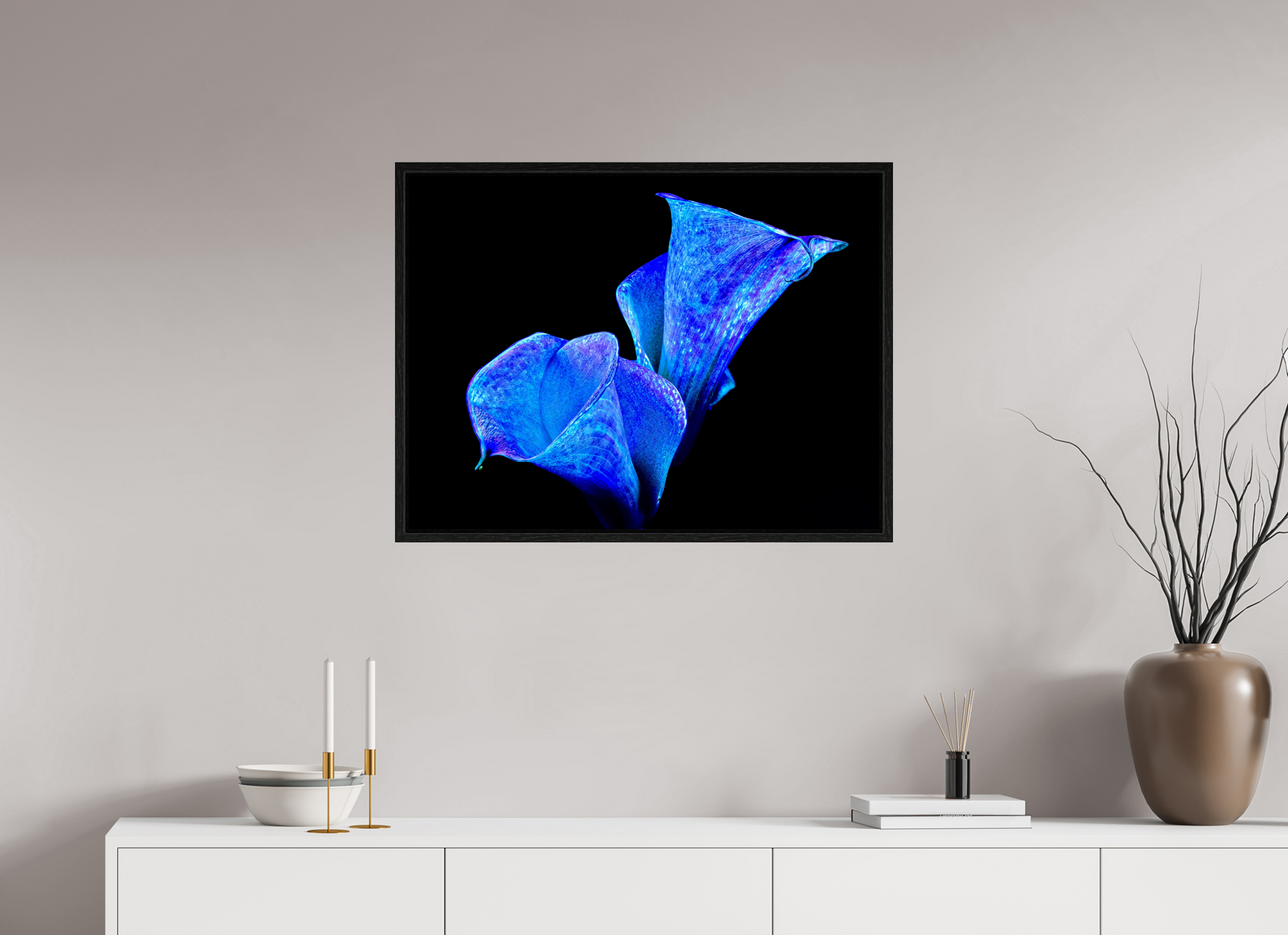 80 x 60 cm, 8 Black American Box Murmure d’Abysses