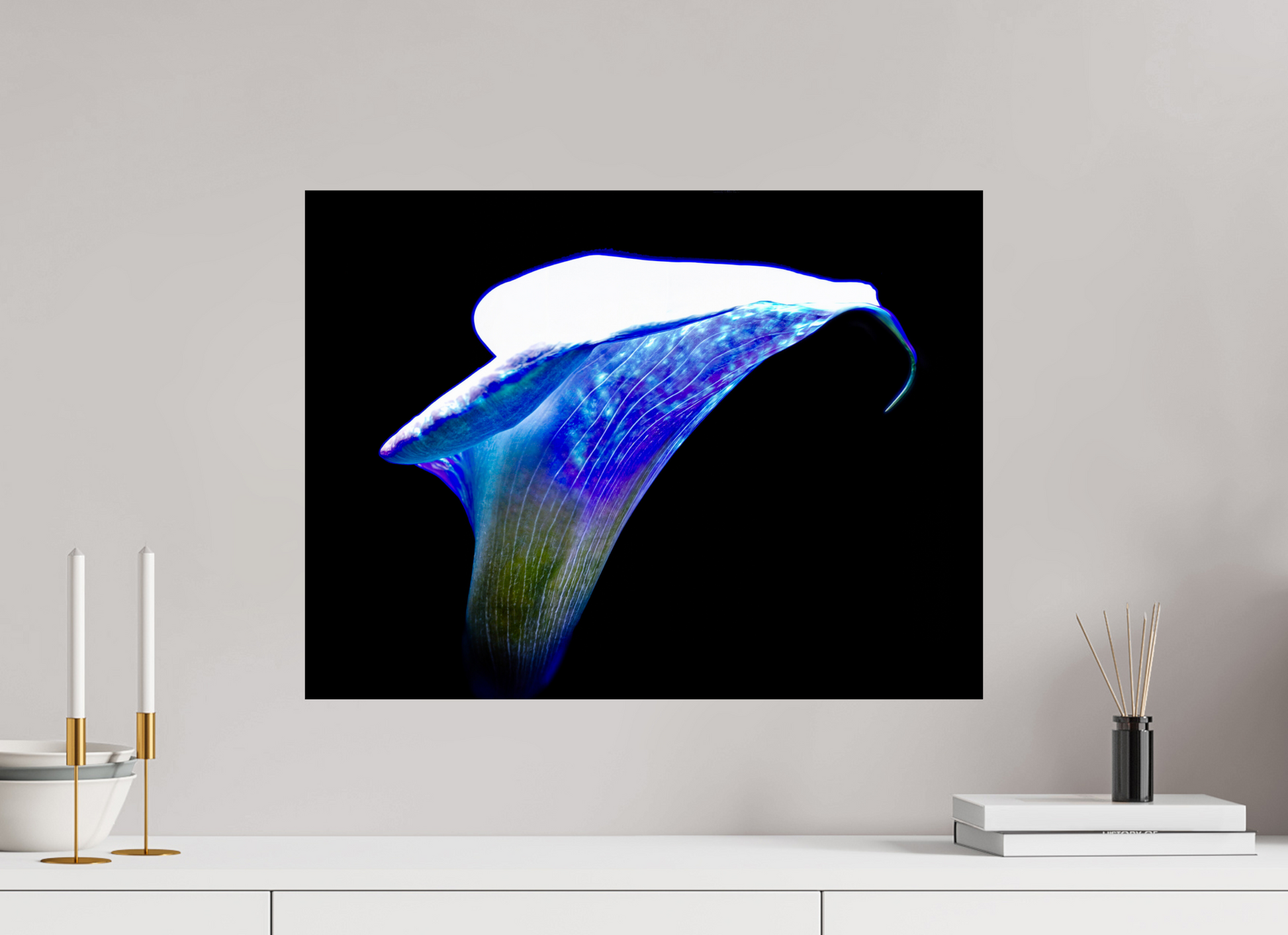 60 x 45 cm, 1 Tirage simple sur papier photo Fuji Crystal Pearl L’Aile de Lumière La Voix des Éthers