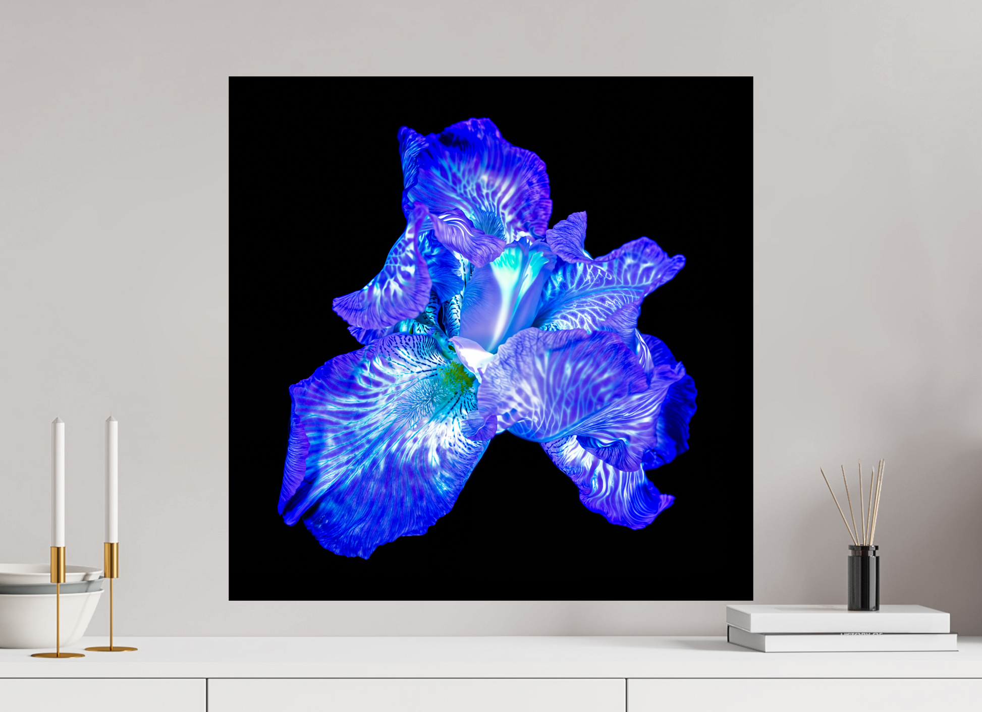 60 x 60 cm, 2 Photo print mounted on Dibond L’Opale des Ombres