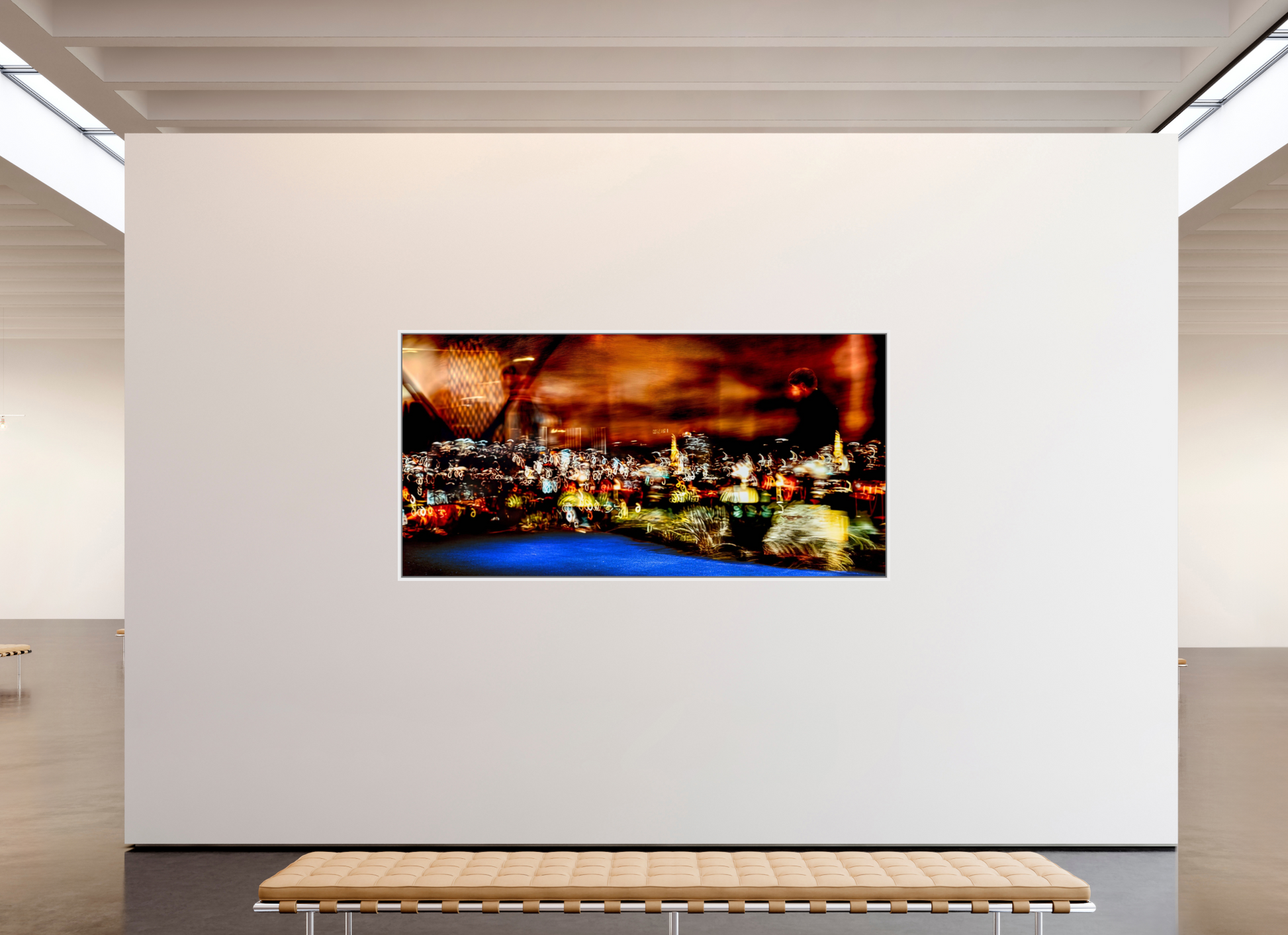 240 x 120 cm, 9 White American Box Walker of the Urban Nebula