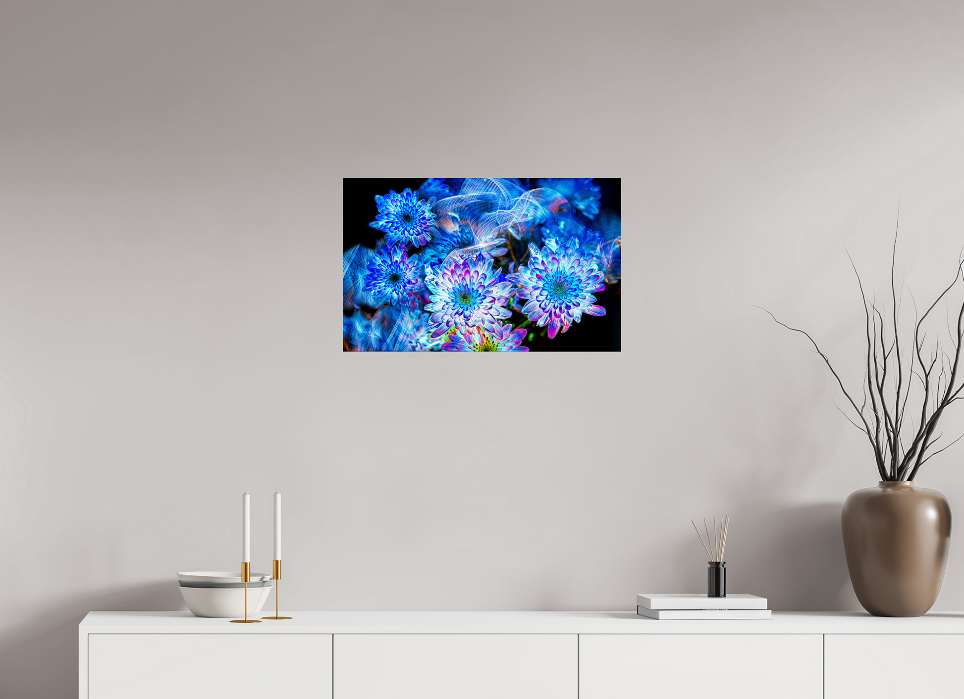 64 x 40 cm, 1 Single print on Fuji Crystal Pearl photo paper Blooms in the celestial stream