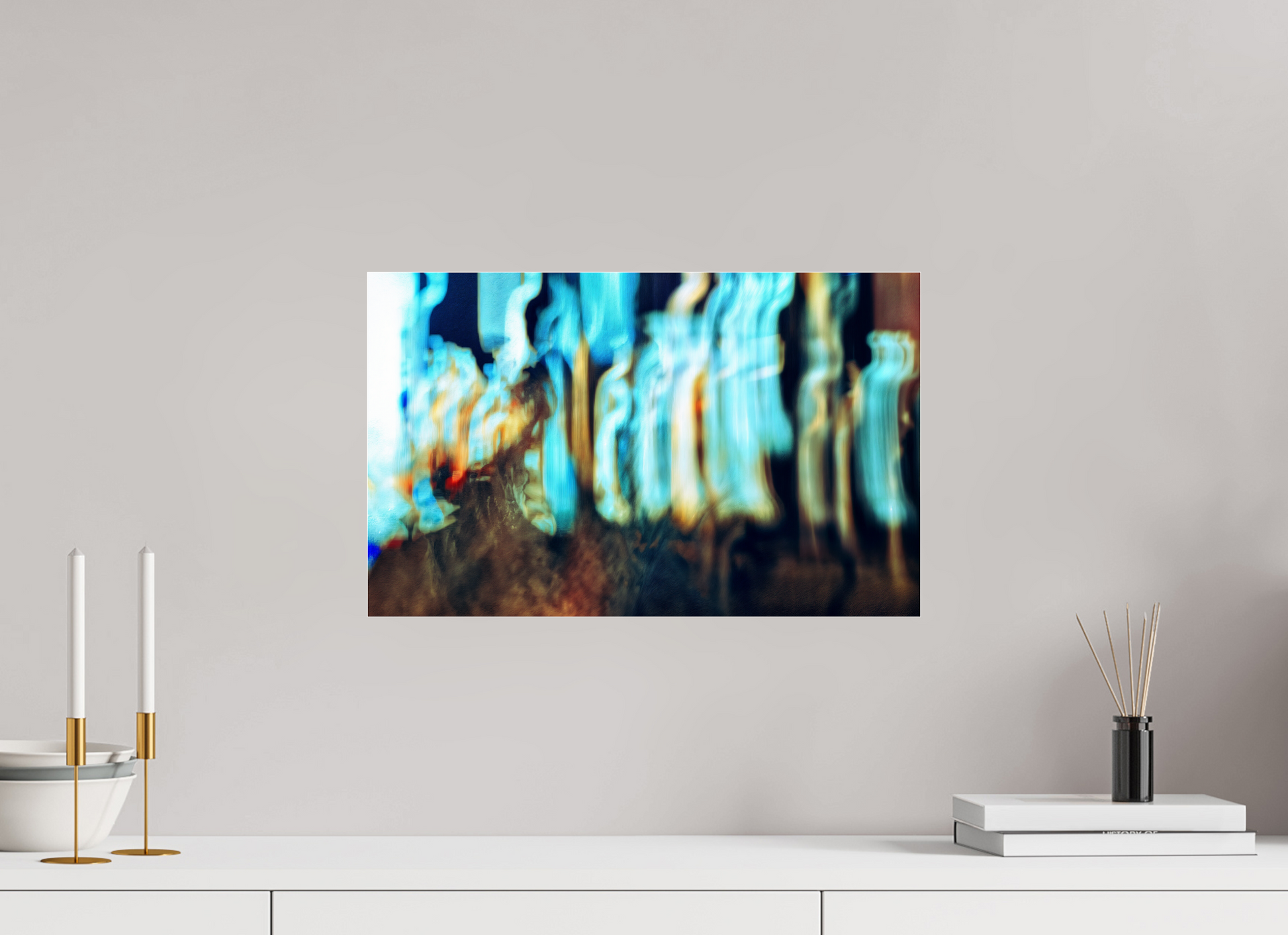 48.2 x 30 cm, 3 Photo print under acrylic glass Wandering vibrations