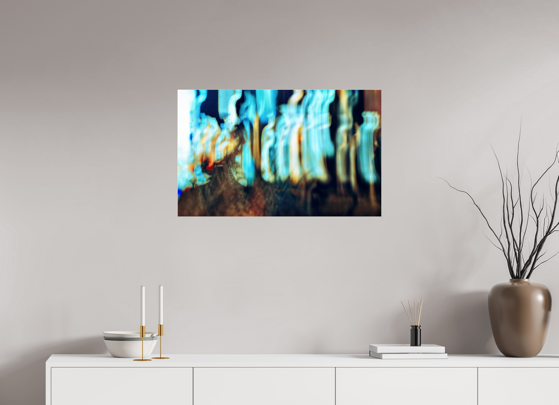 80.3 x 50 cm, 3 Photo print under acrylic glass Wandering vibrations