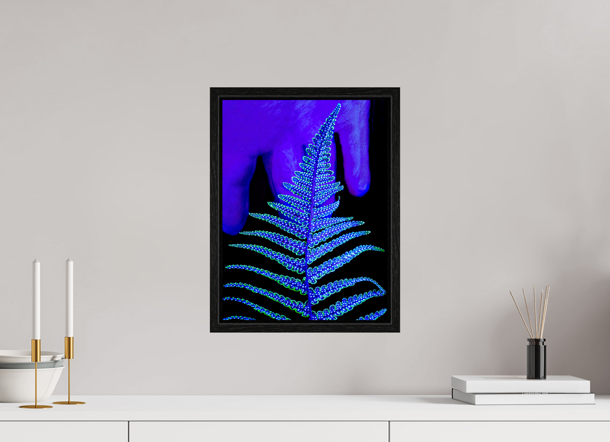 30 x 40 cm, 8 Black American Box The Secret Code of Foliage