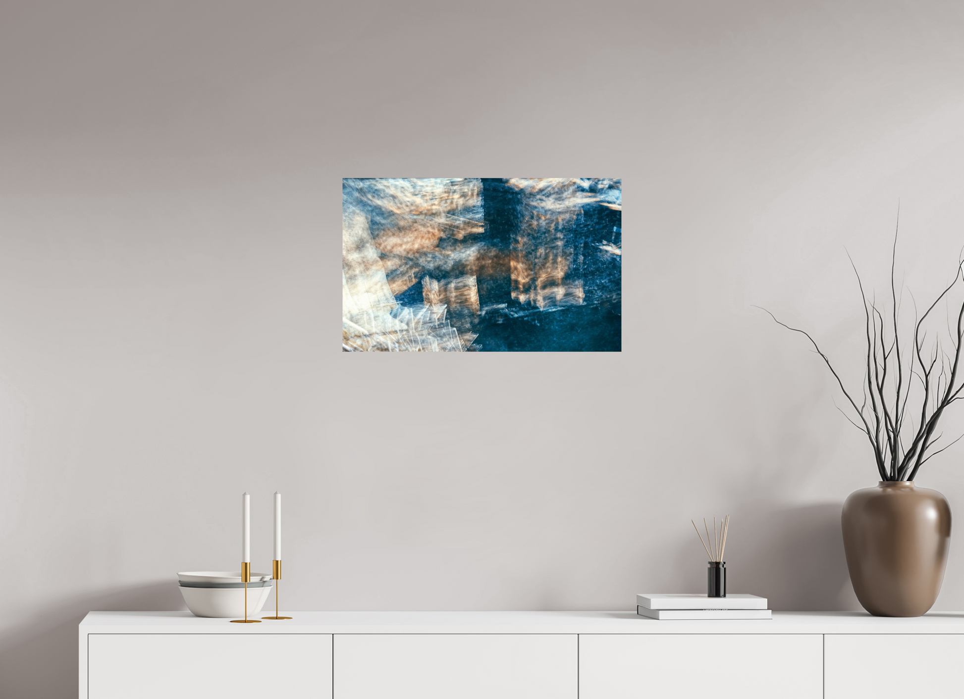 64.2 x 40 cm, 1 Single print on Fuji Crystal Pearl photo paper Mapping of a faded dream