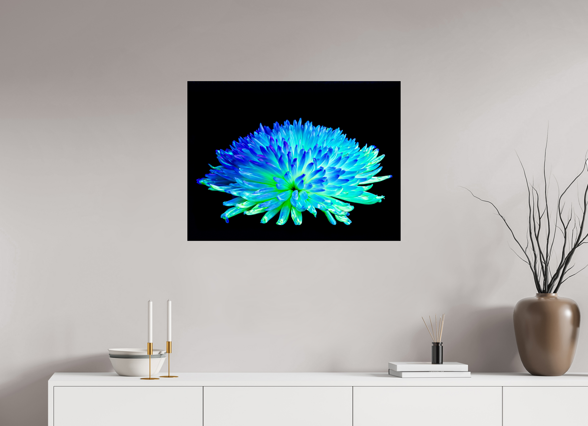 80 x 60 cm, 3 Tirage photo sous Verre acrylique Éclat d’un Monde Inconnu