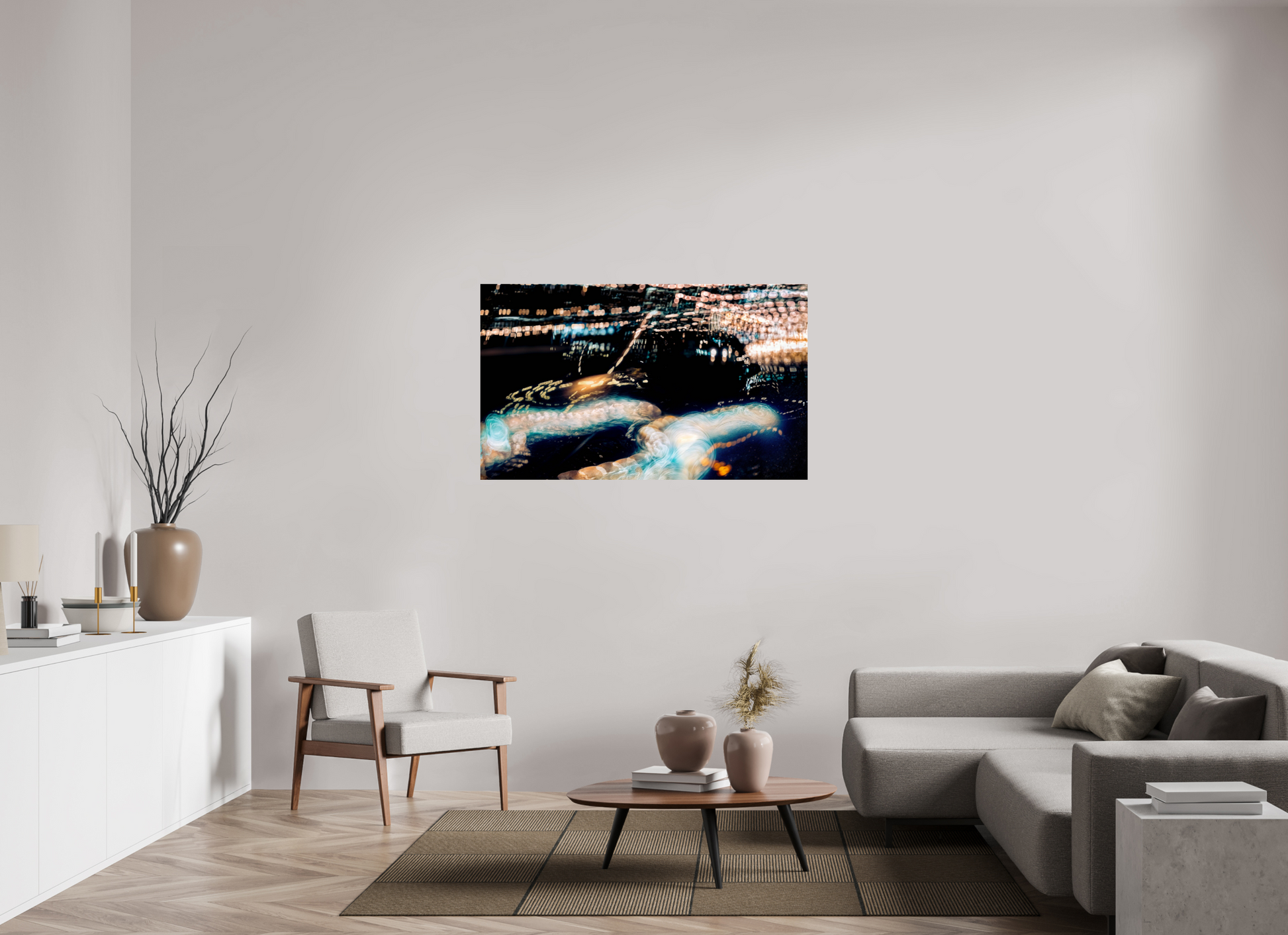 133.9 x 80 cm, 1 Single print on Fuji Crystal Pearl photo paper The Epic of Modern Fireflies