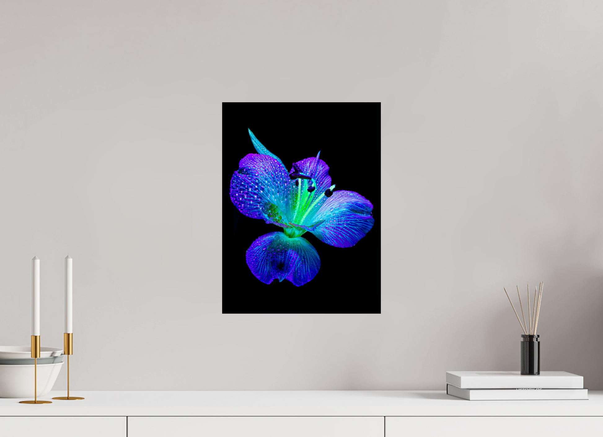 30 x 40 cm, 1 Single print on Fuji Crystal Pearl photo paper The sparkle of wings in the dew
