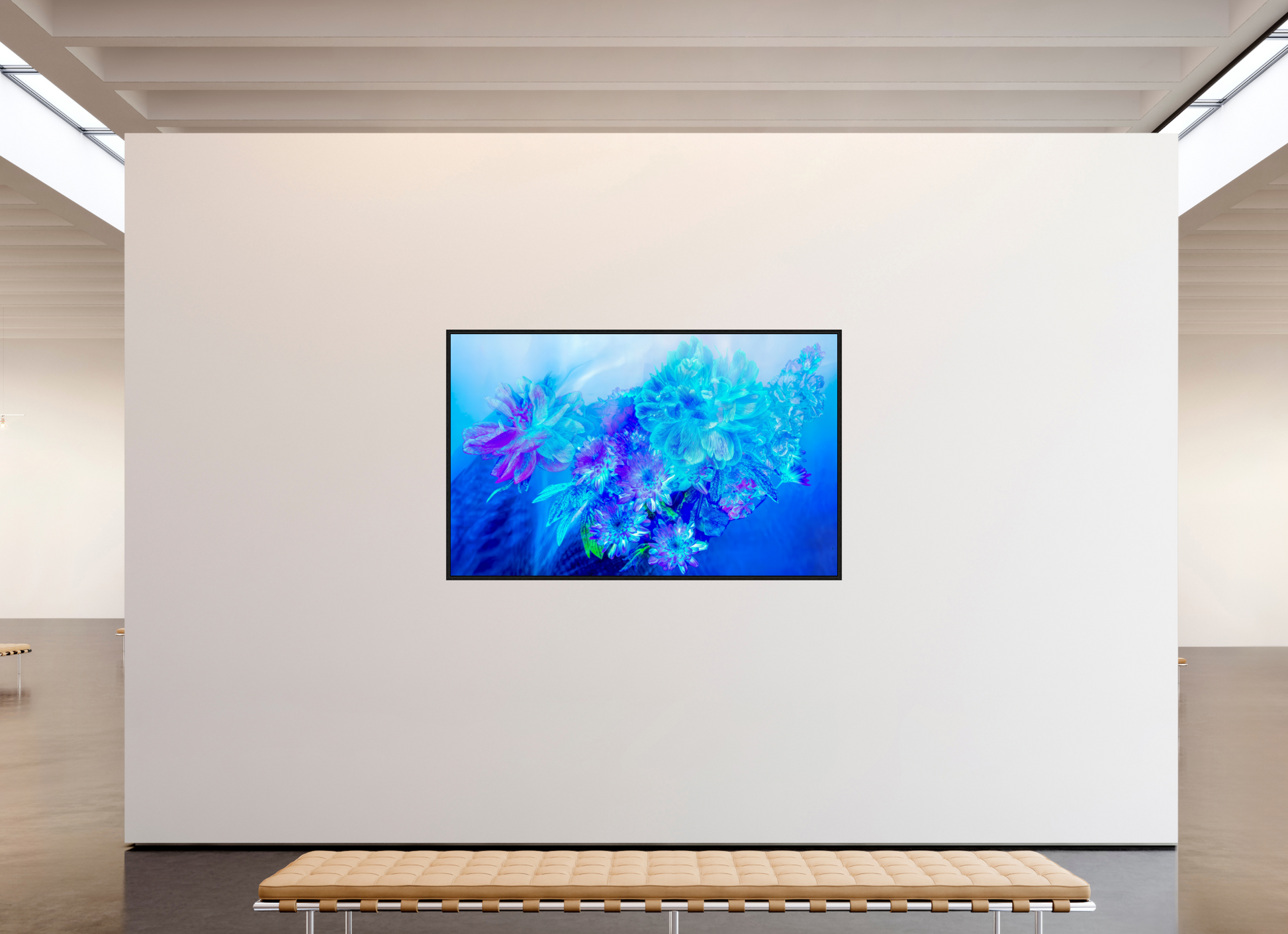 192 x 120 cm, 8 Caisse américaine Noire Le Murmure des fleurs dans le Voile du Ciel