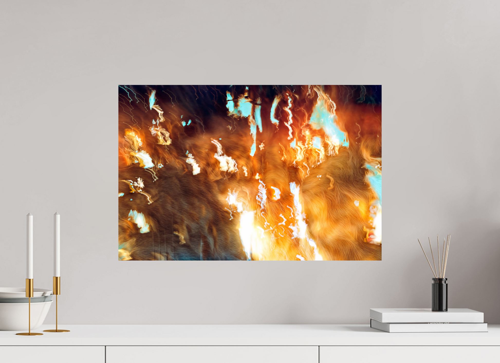 60 x 40 cm, 1 Tirage simple sur papier photo Fuji Crystal Pearl Les braises du souvenir