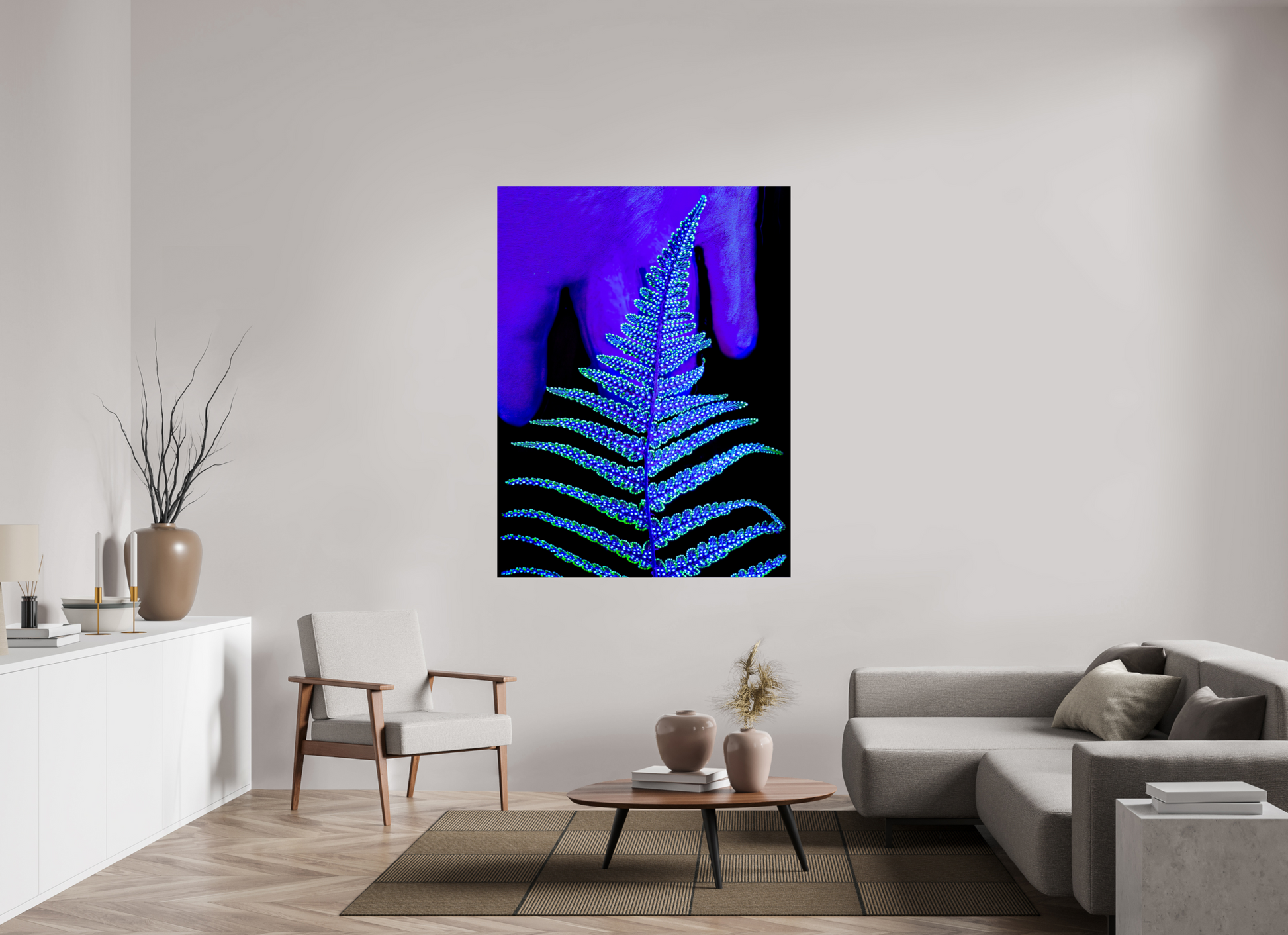 120 x 160 cm, 1 Single print on Fuji Crystal Pearl photo paper The Secret Code of Foliage