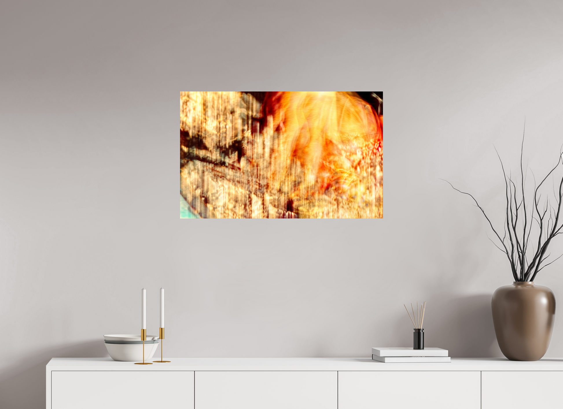 80 x 50 cm, 1 Single print on Fuji Crystal Pearl photo paper The glowing heart of the world