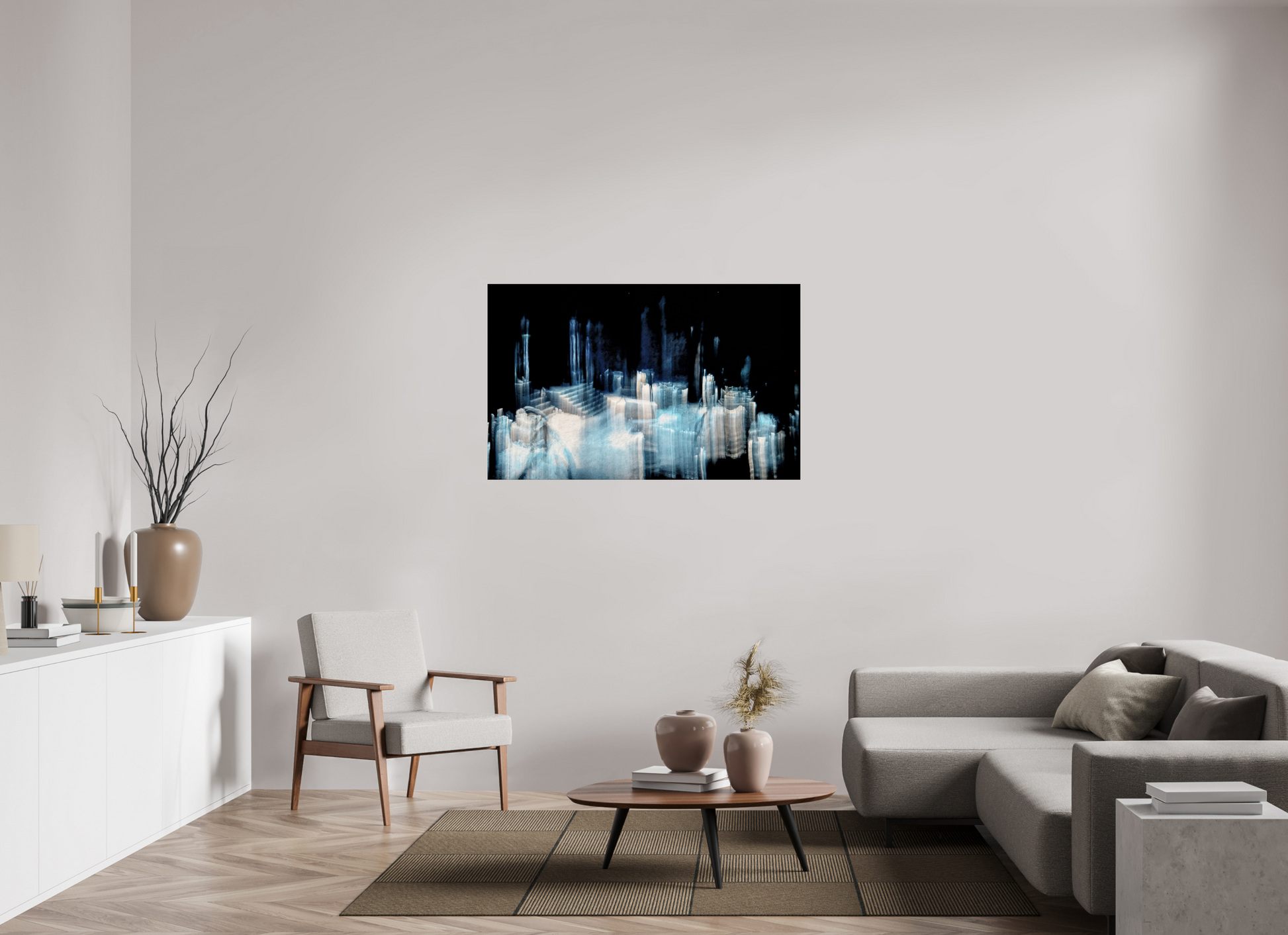 128 x 80 cm, 1 Tirage simple sur papier photo Fuji Crystal Pearl Cathédrale de glace brisée